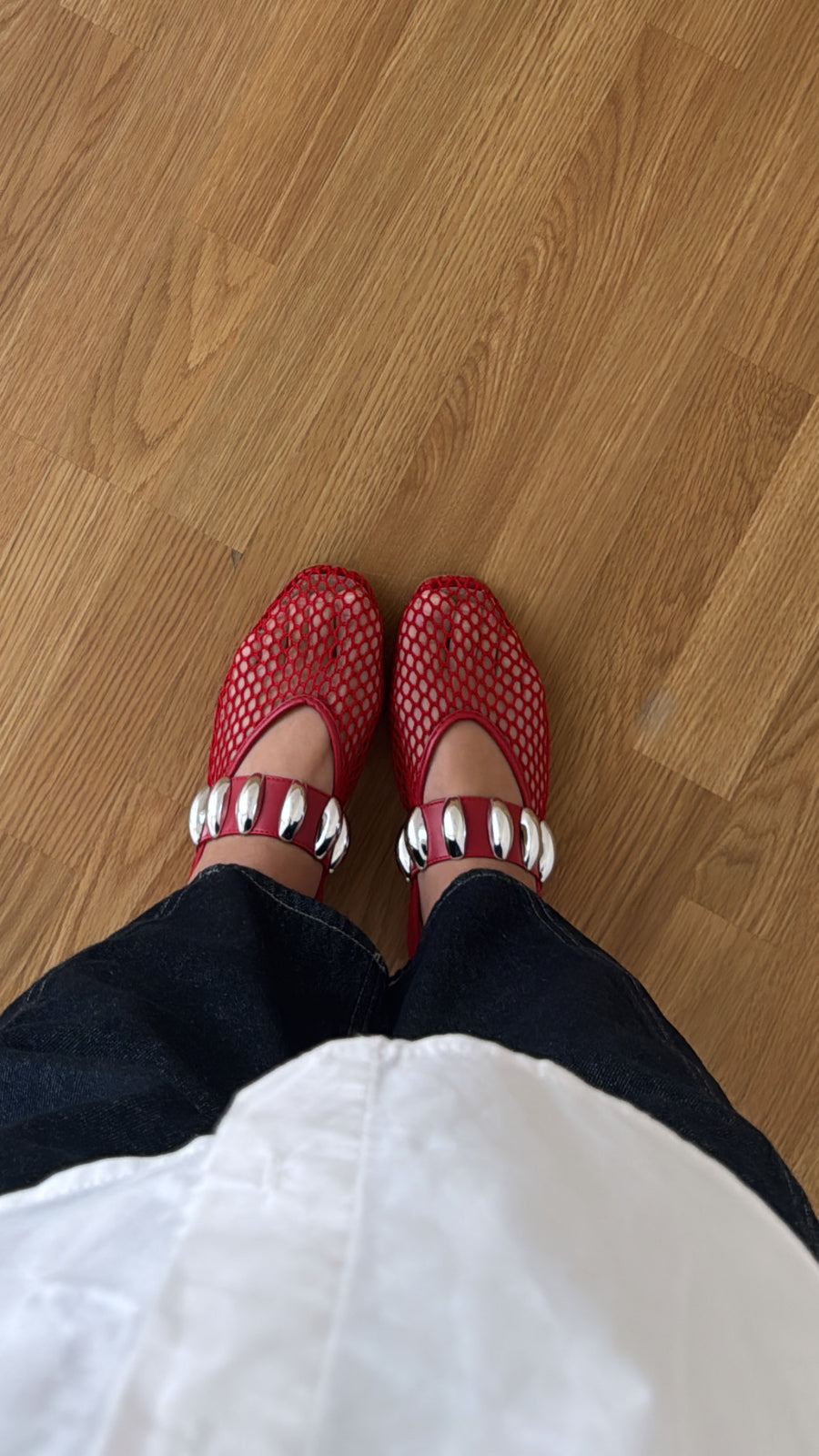 Ballerines en maille