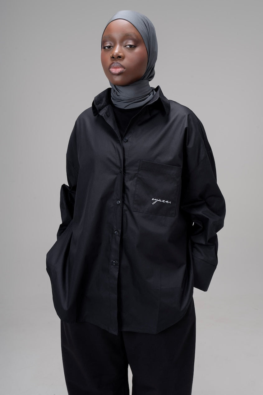 CHEMISE OVER [NOIR]