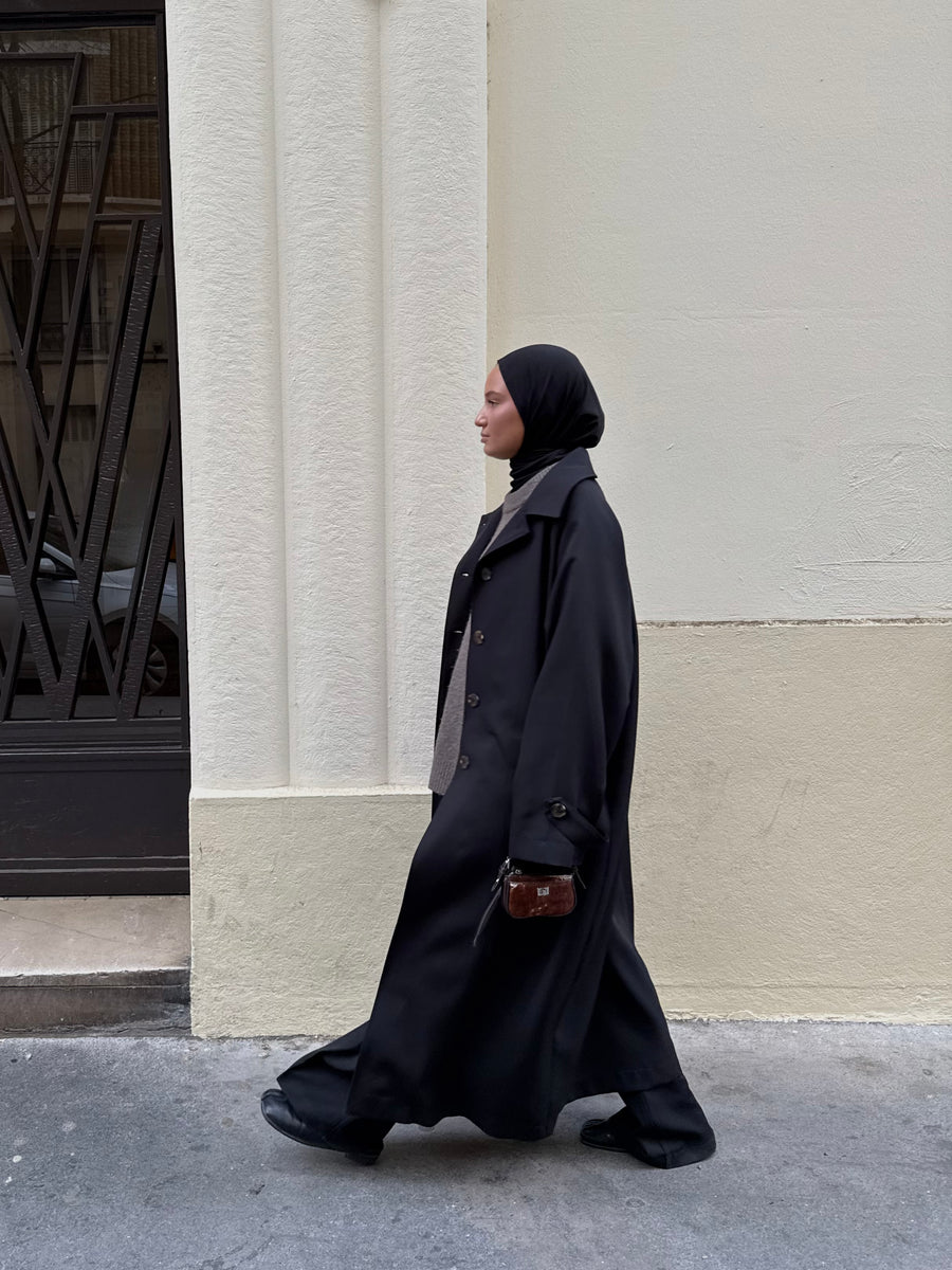 LIGHT TRENCH-COAT [NOIR]