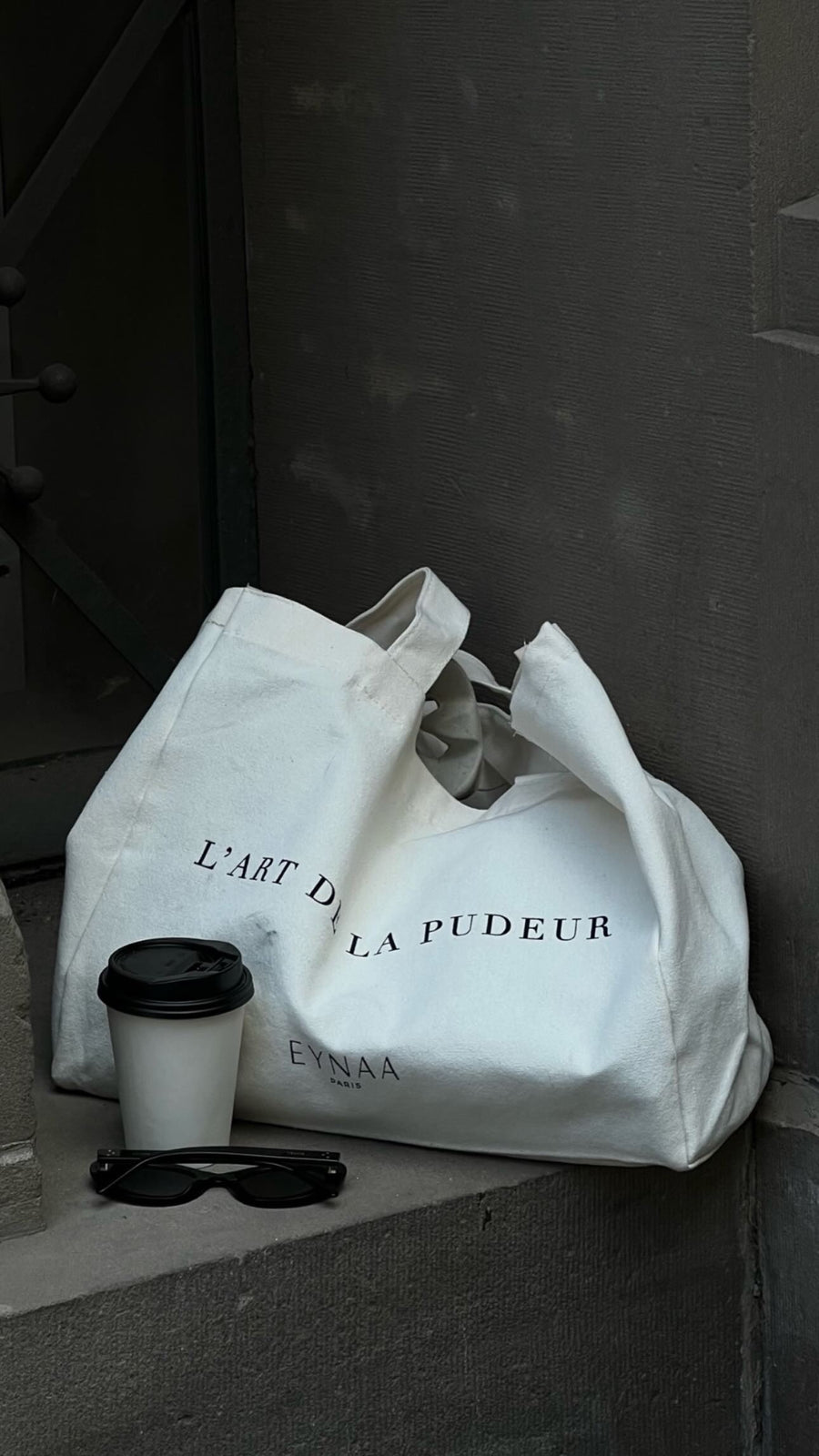 TOTE BAG L’ART DE LA PUDEUR [Beige Natural]