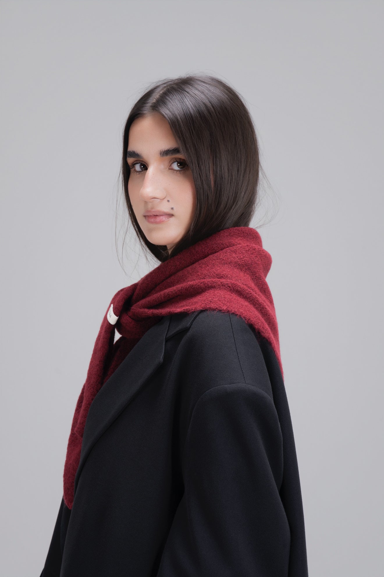 ÉCHARPE TRIANGULAIRE [BORDEAUX]