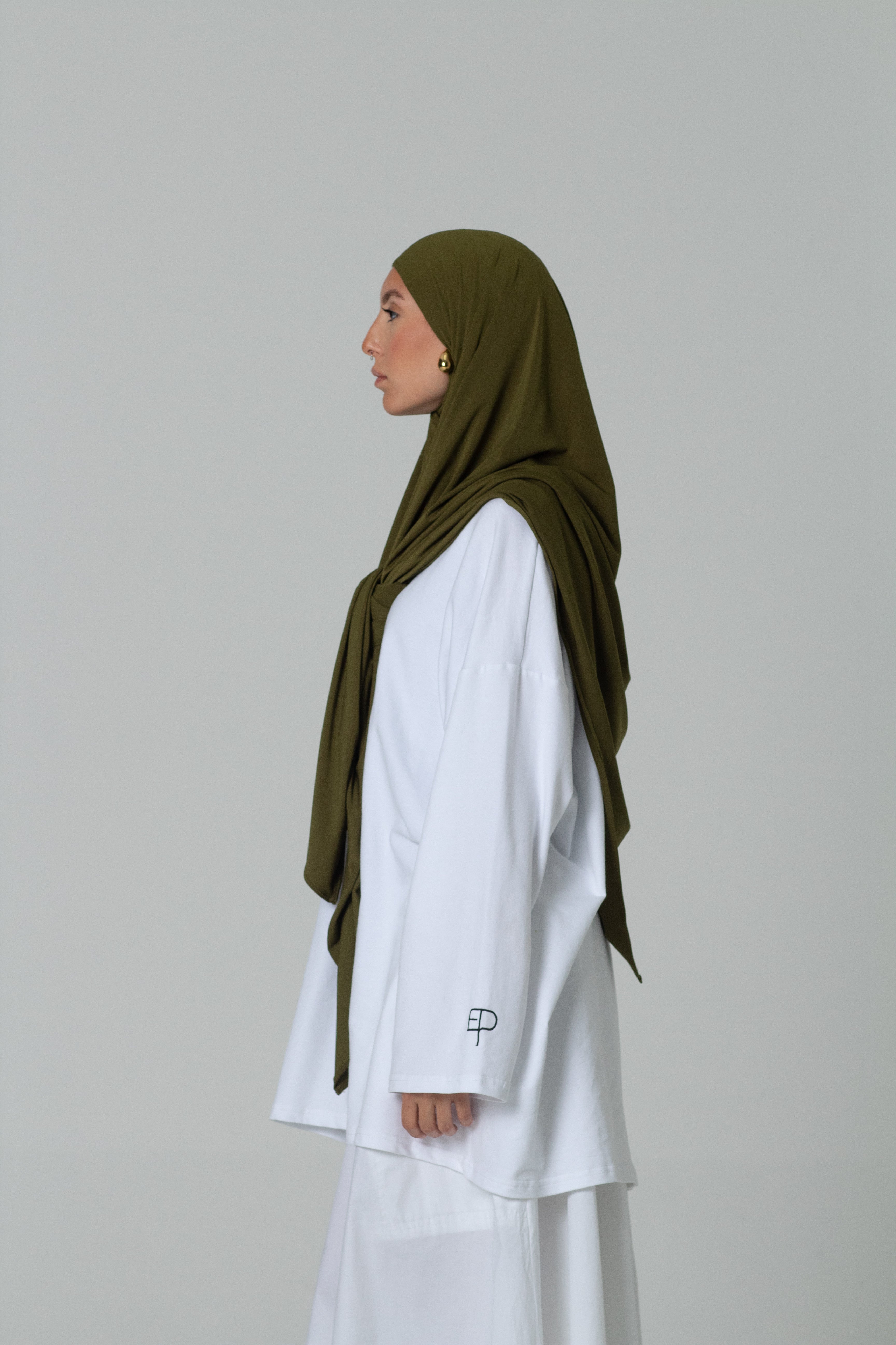 TRIANGLE JERSEY PREMIUM [OLIVE]