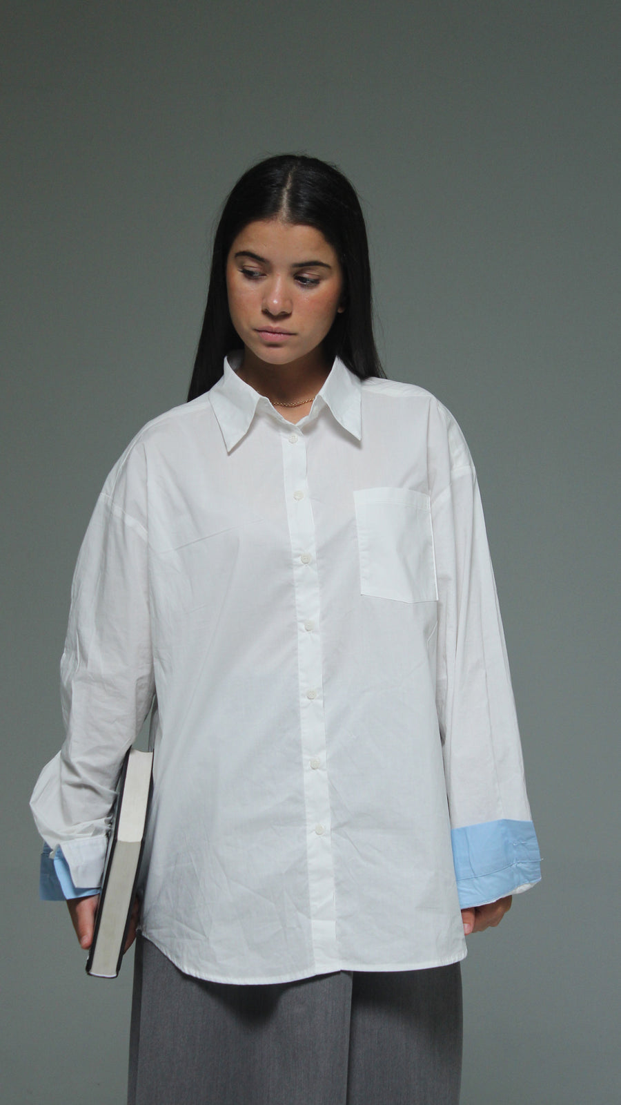 CHEMISE POPELINE [Blanc]