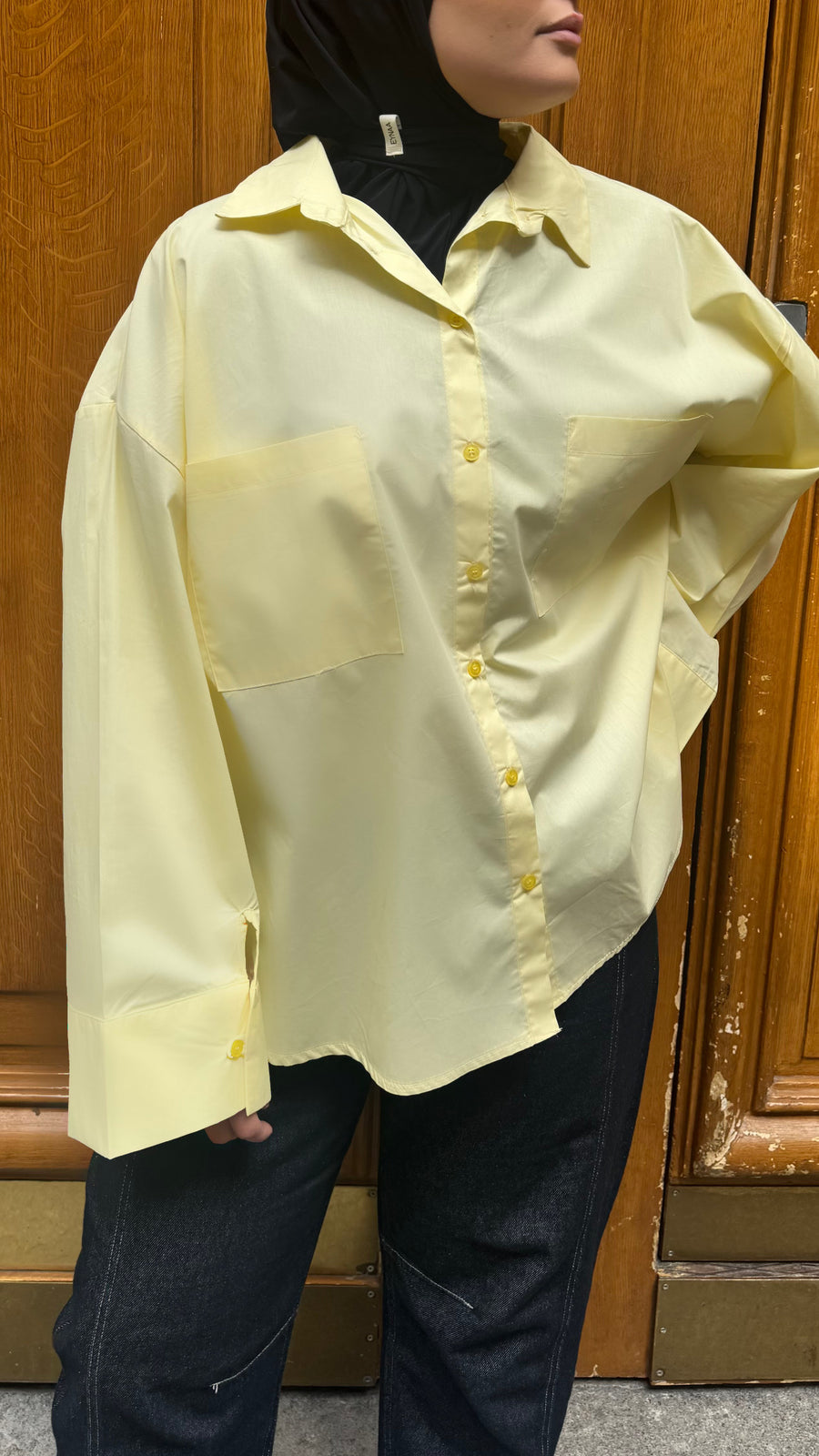 La Chemise Over [Jaune Beurre]