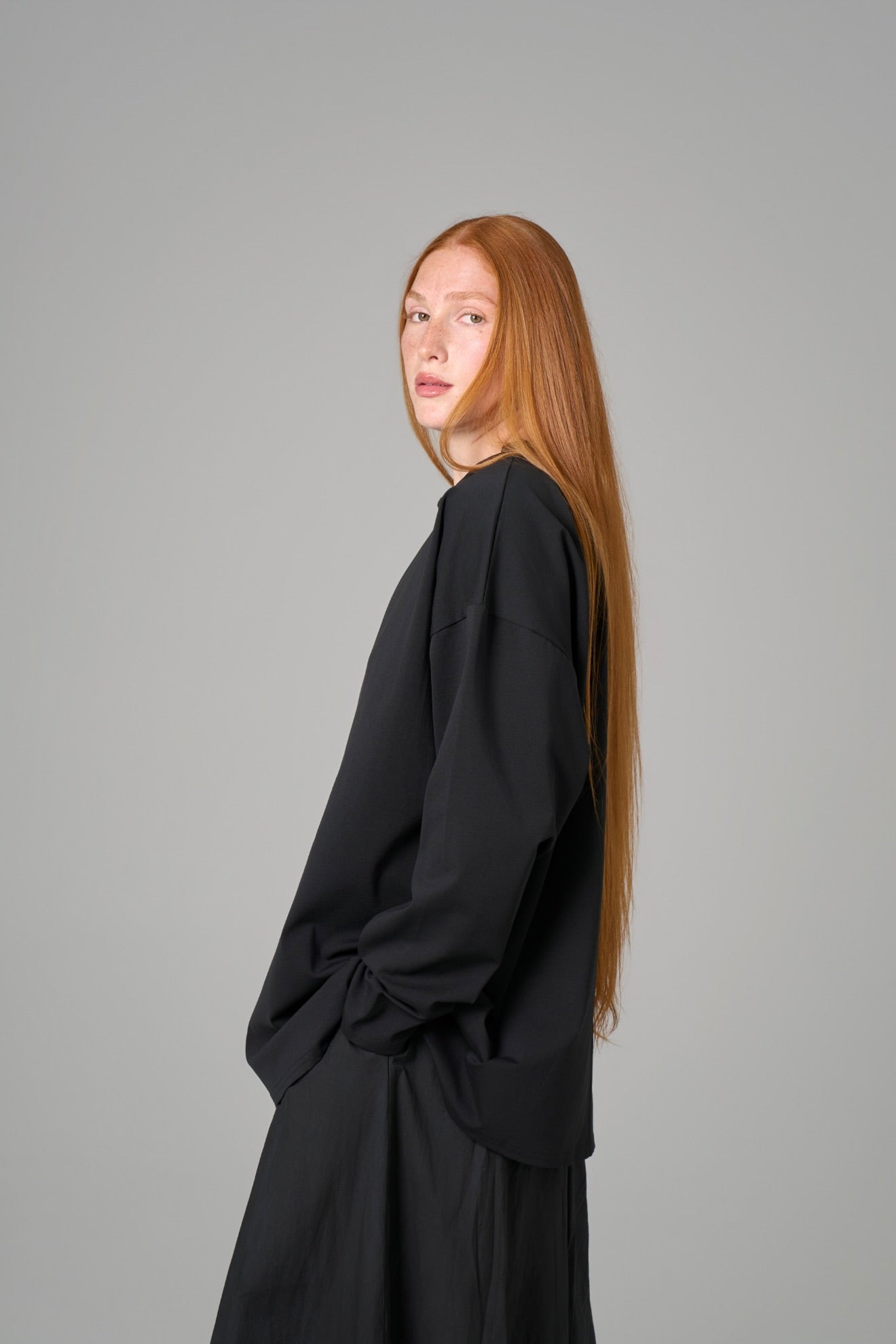 T-SHIRT MANCHES LONGUES  ESSENTIAL [ Noir]