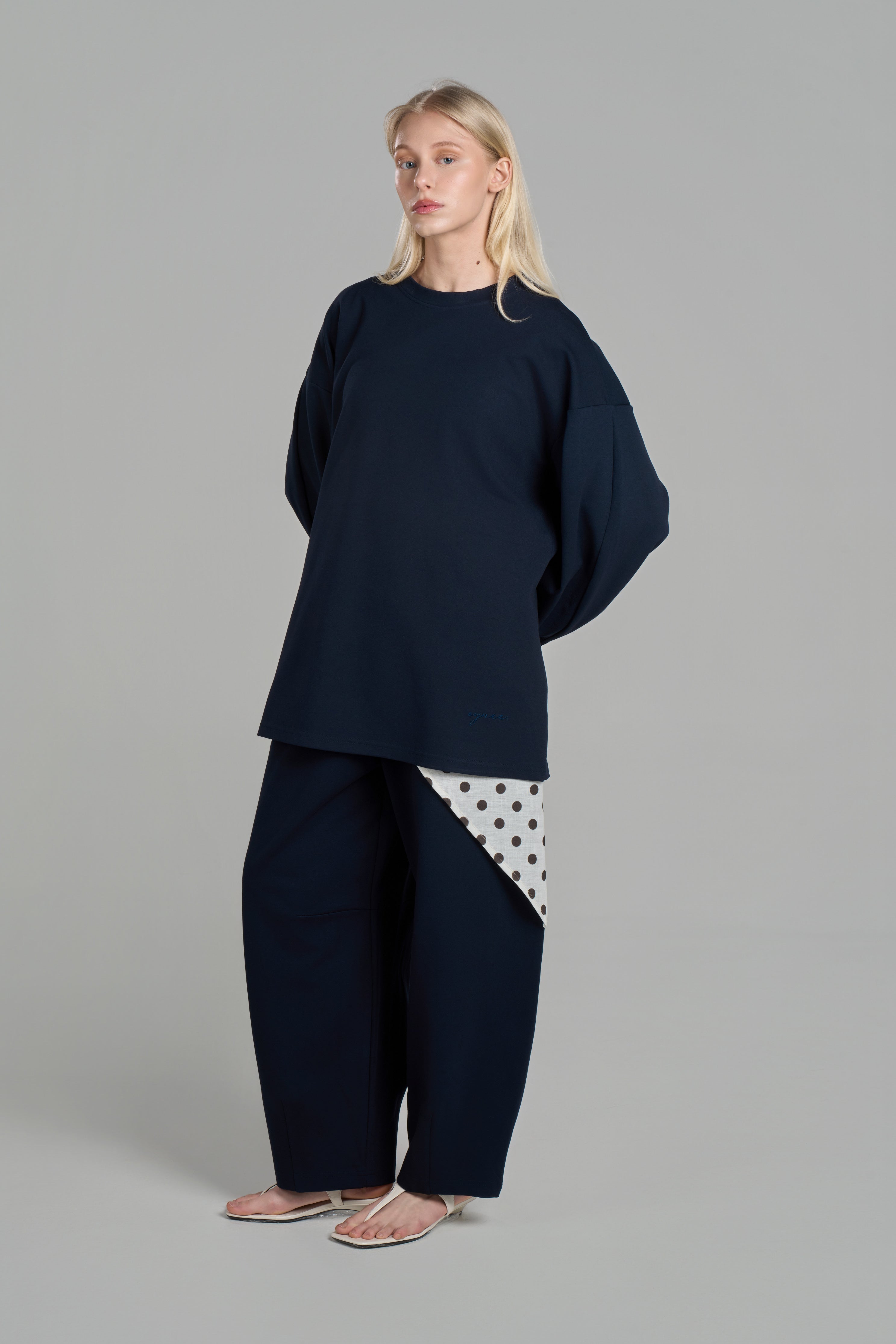 T-SHIRT BARREL [Navy]