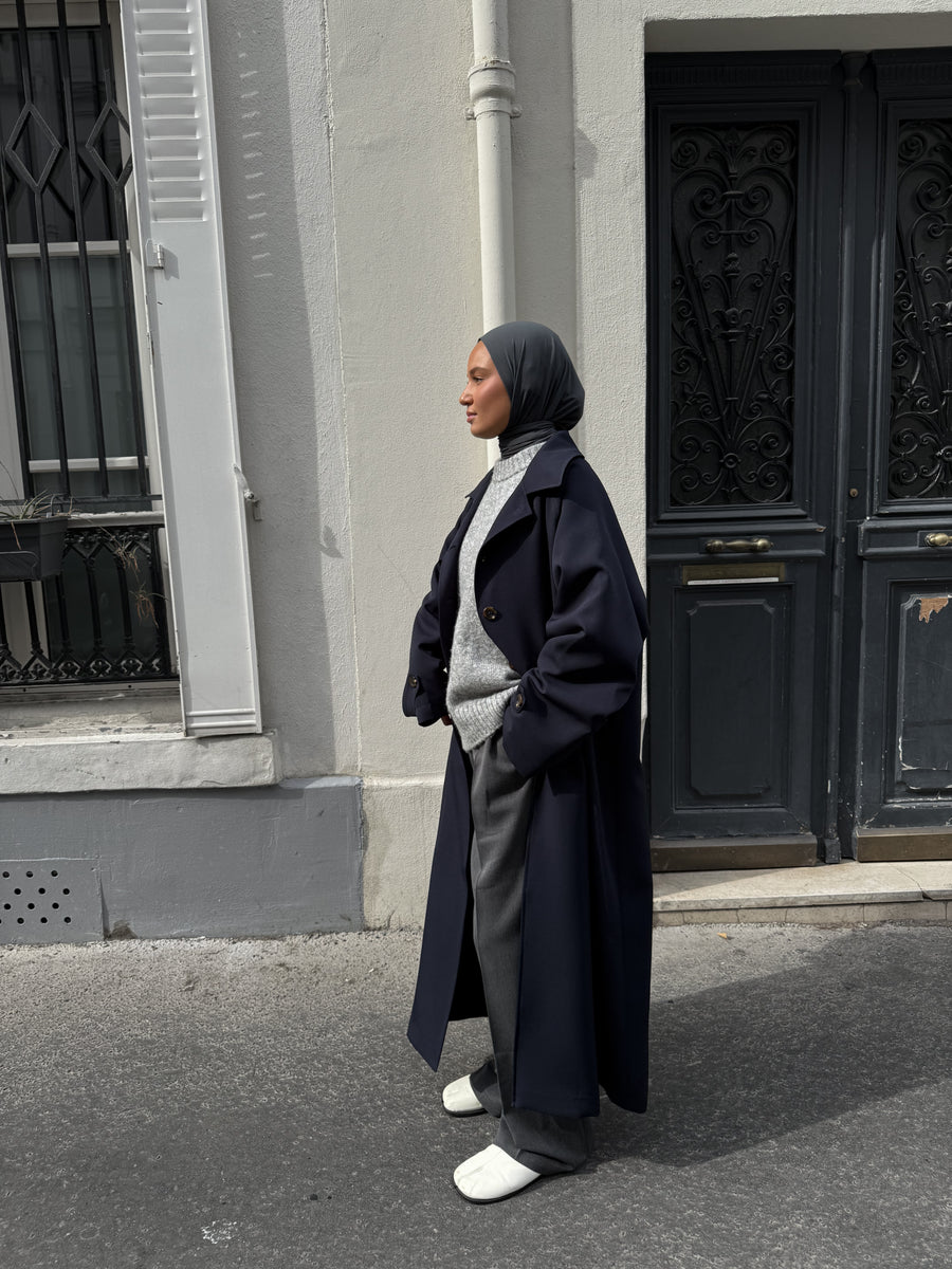 LIGHT TRENCH-COAT [NAVY]