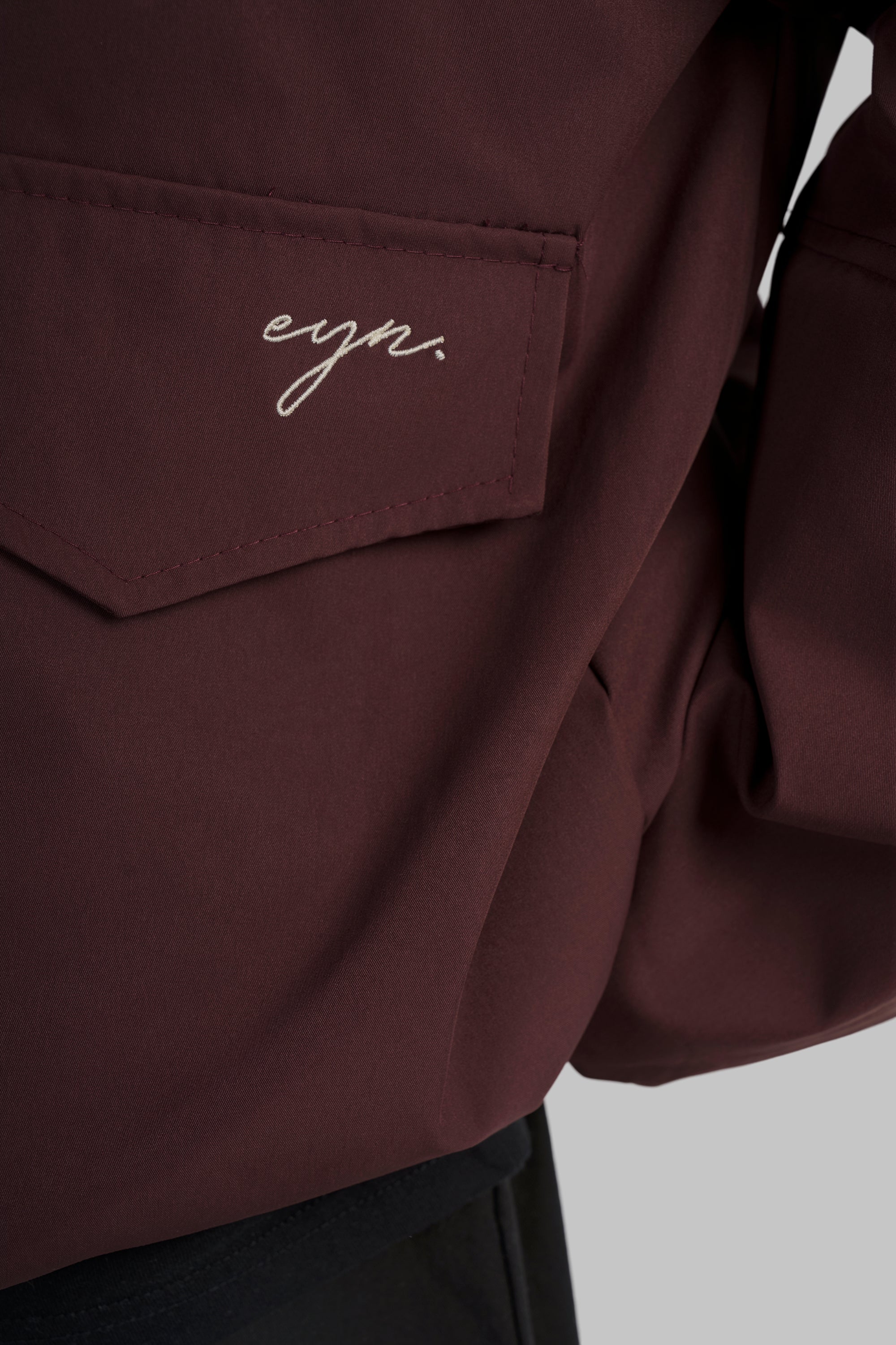 VESTE BOMBERS OVERSIZE [BORDEAUX]
