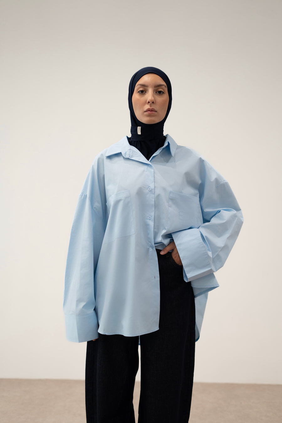 Chemise Over [Baby blue]