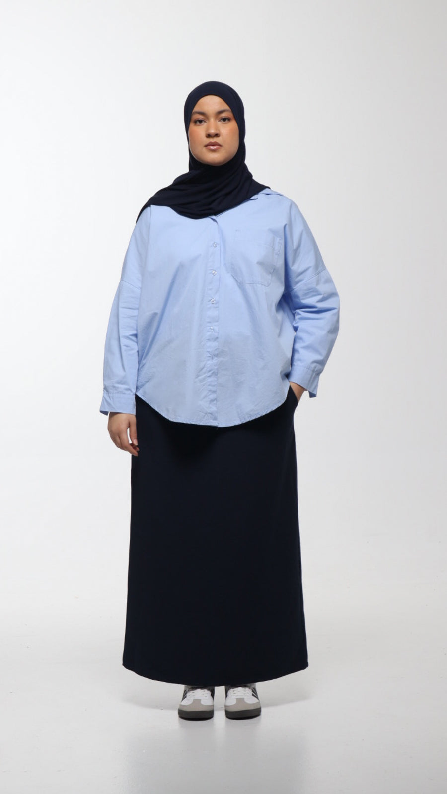 BASIC SKIRT [Navy Blue]