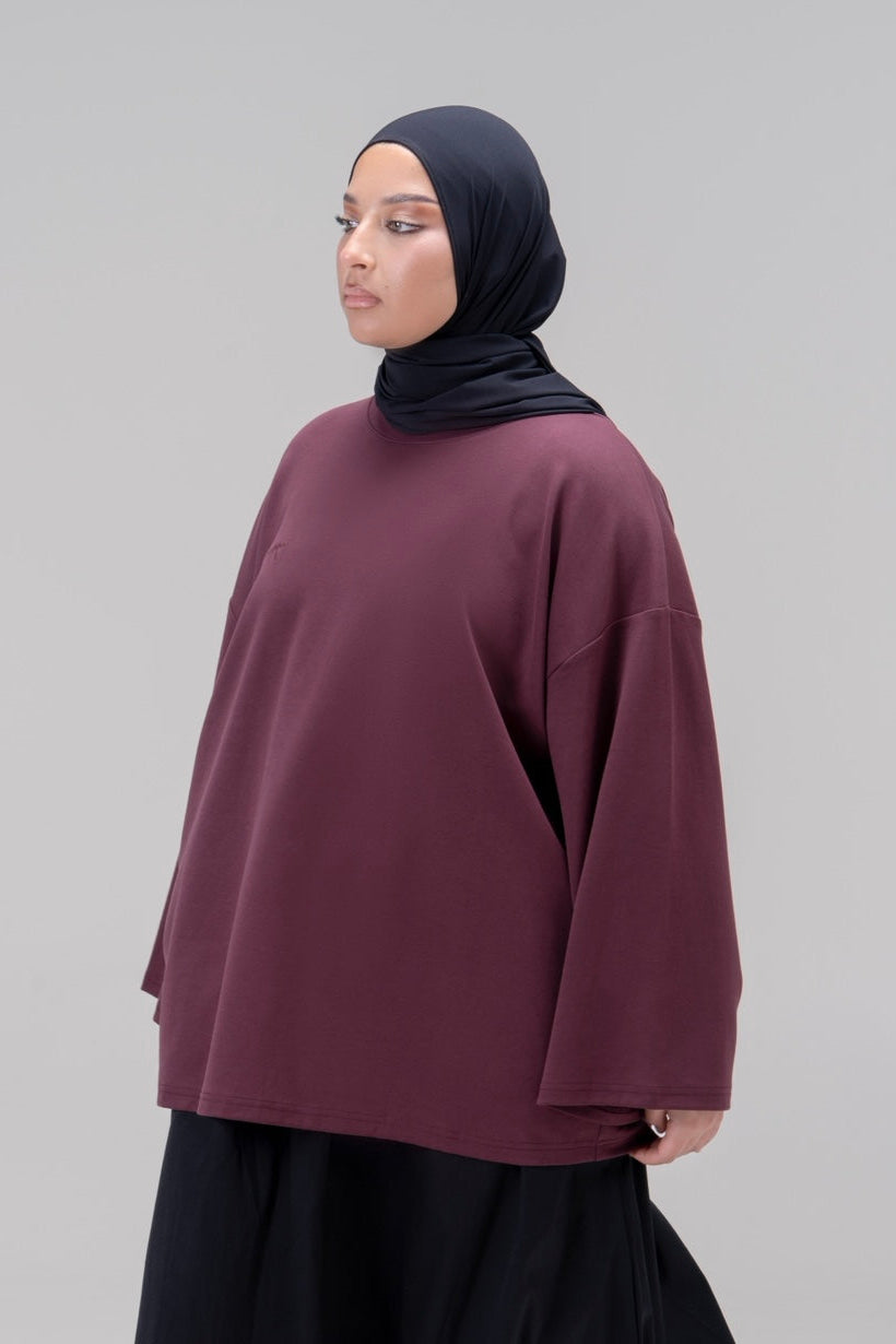 BASIC SHIRT [BORDEAUX]