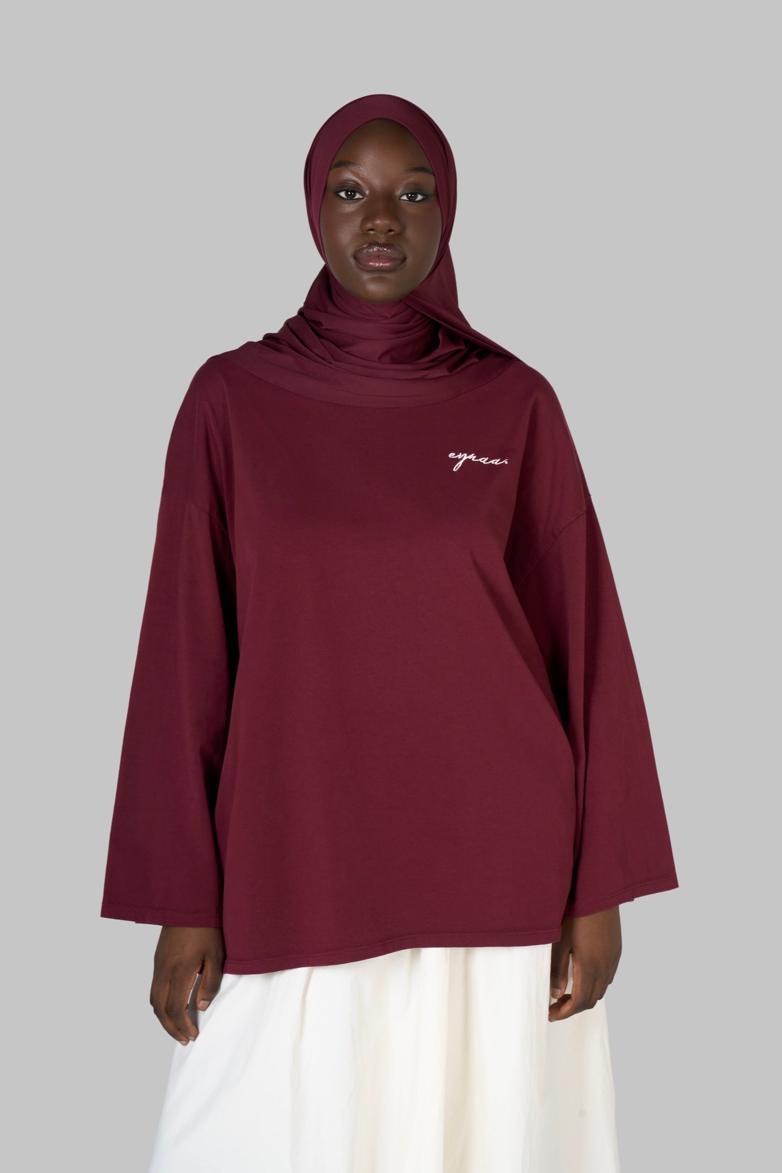 BASIC T-SHIRT [BORDEAUX]