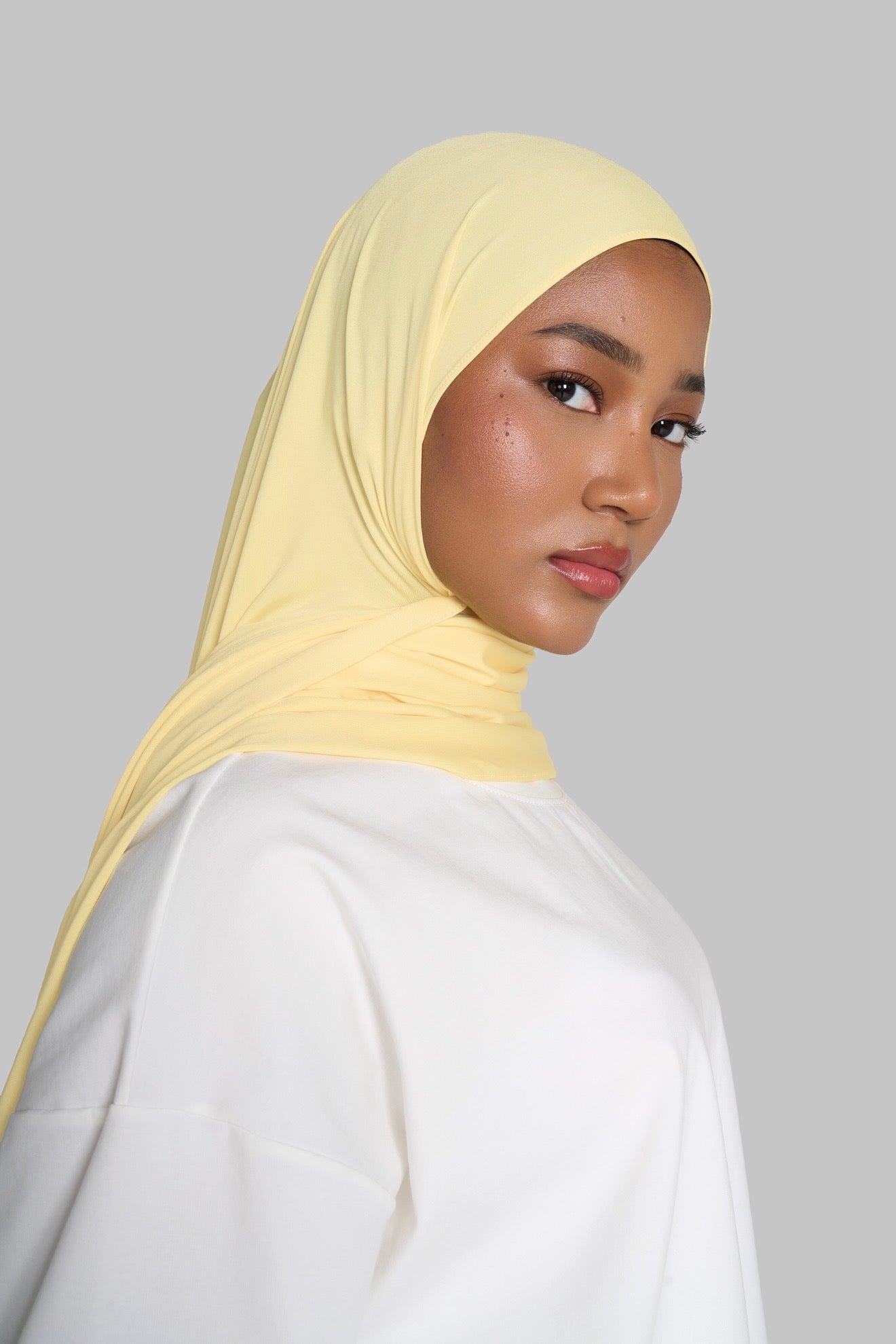 HIJAB JERSEY PREMIUM SOFT [CITRON]
