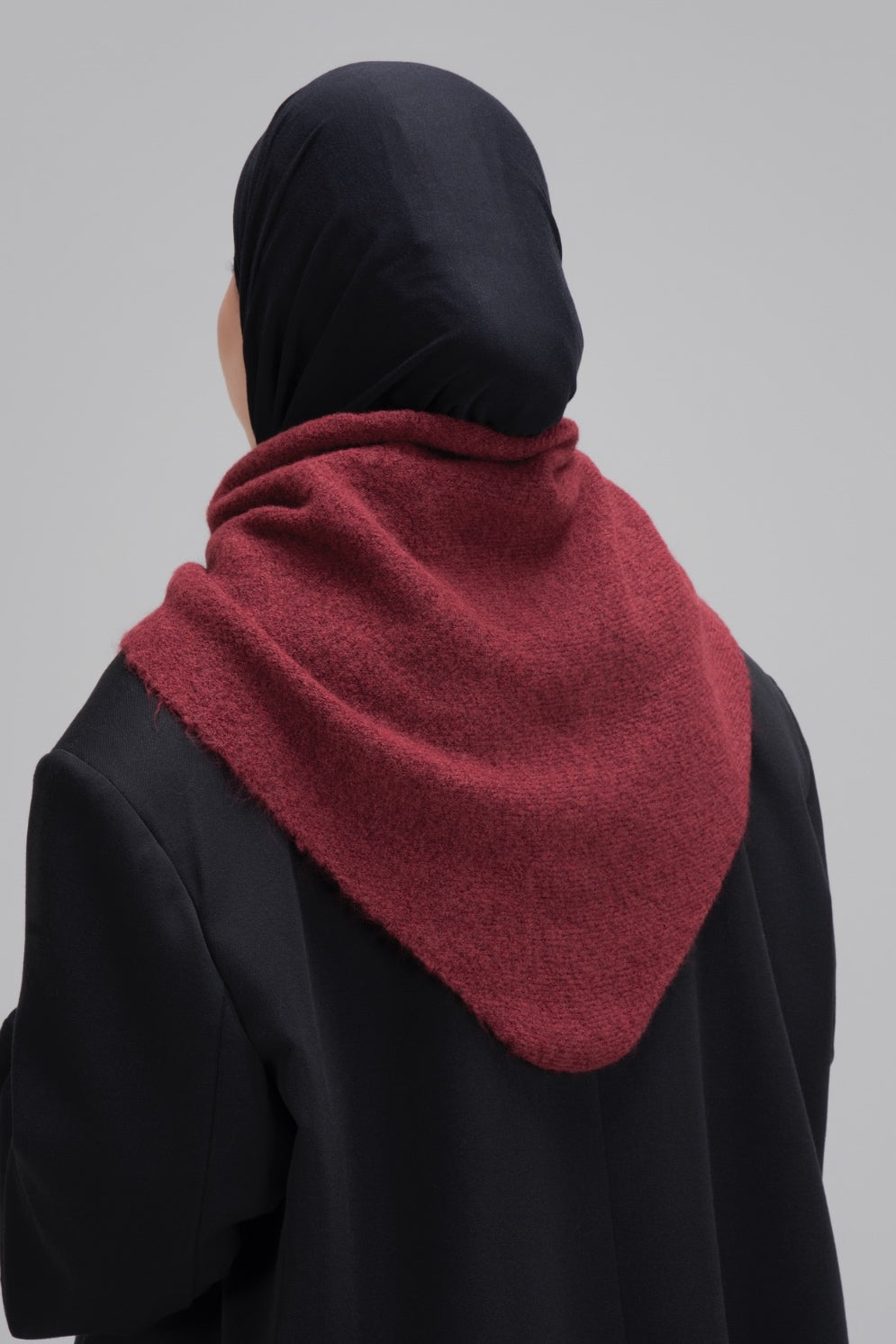 ÉCHARPE TRIANGULAIRE [BORDEAUX]