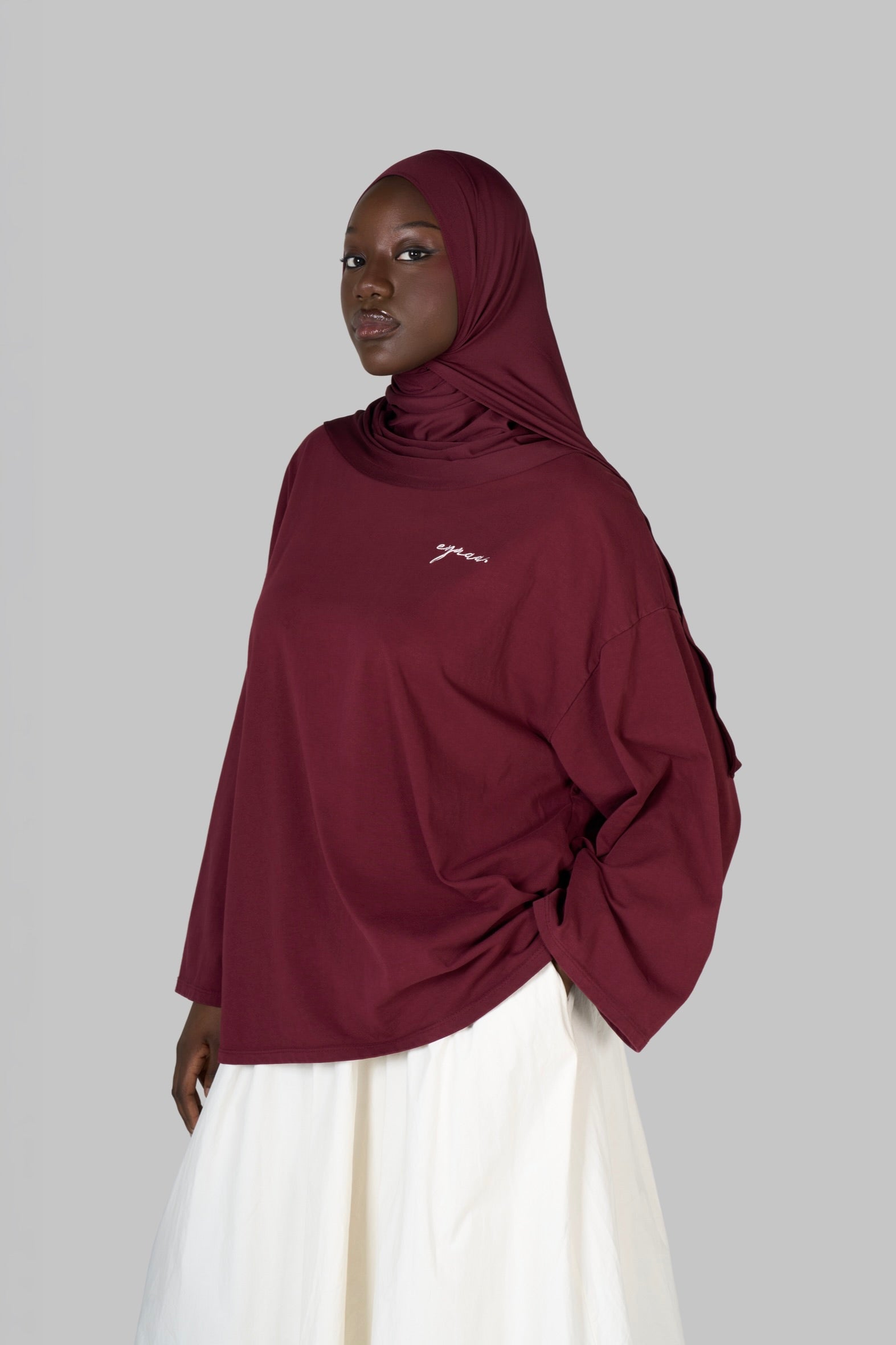 BASIC T-SHIRT [BORDEAUX]