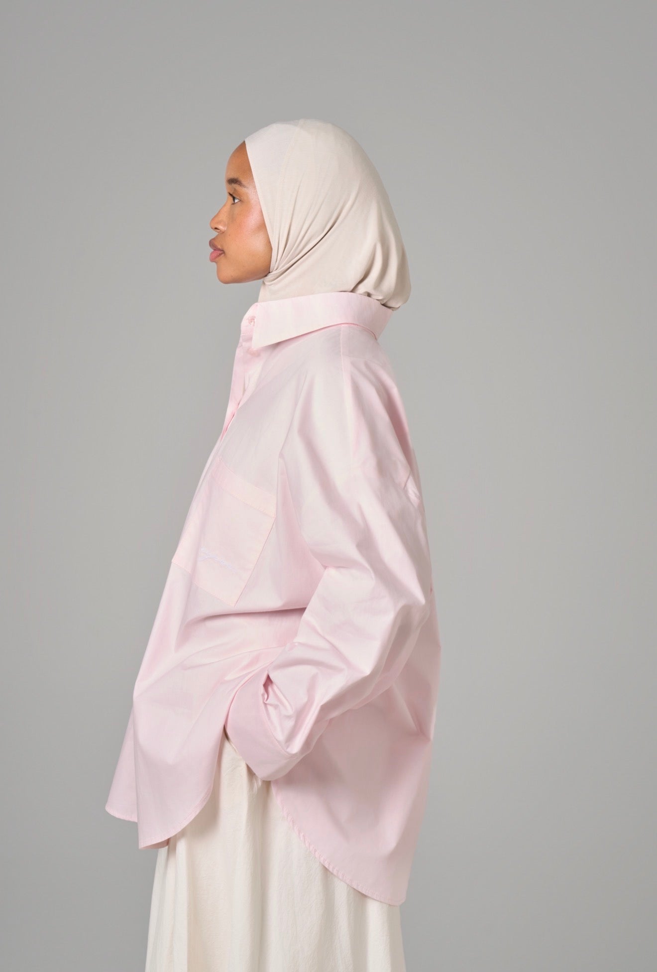CHEMISE OVER [Baby pink]