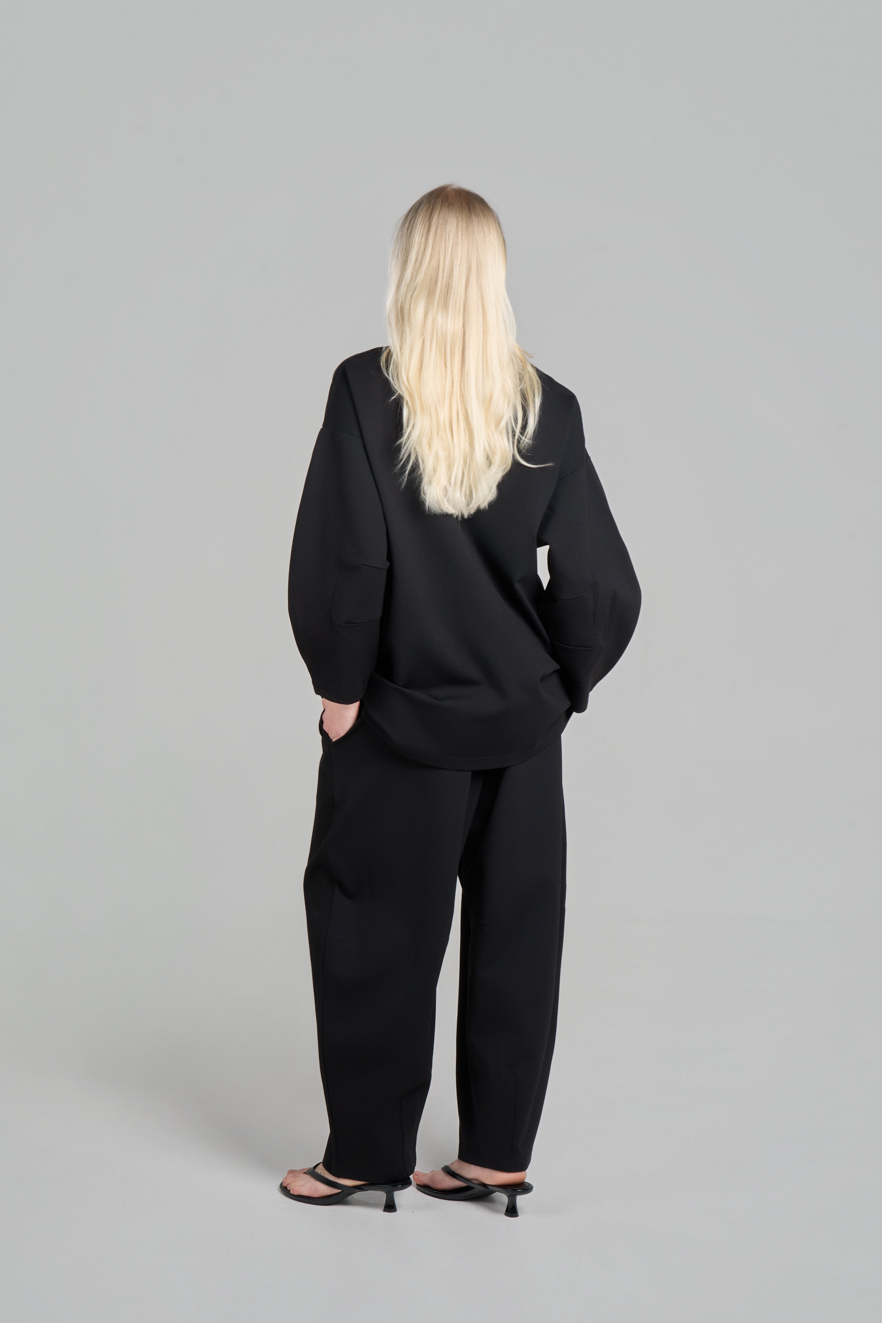 PANTALON BARREL [Noir]