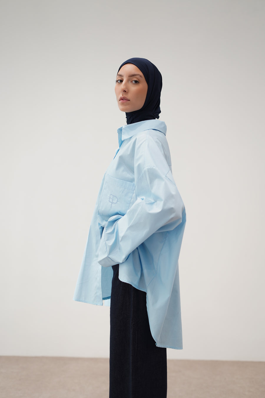 Chemise Over [Baby blue]