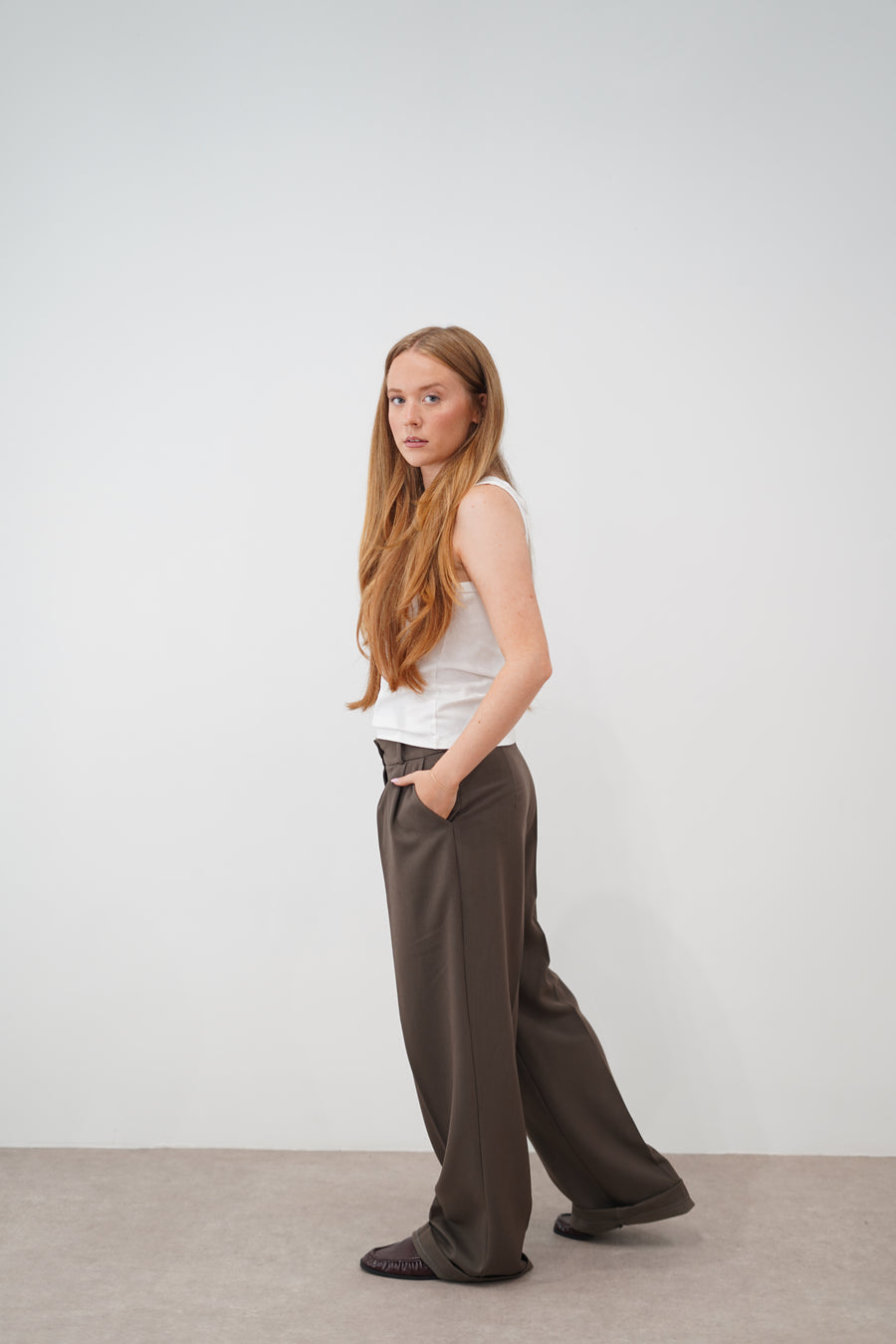 Le pantalon Loose [Mocha]