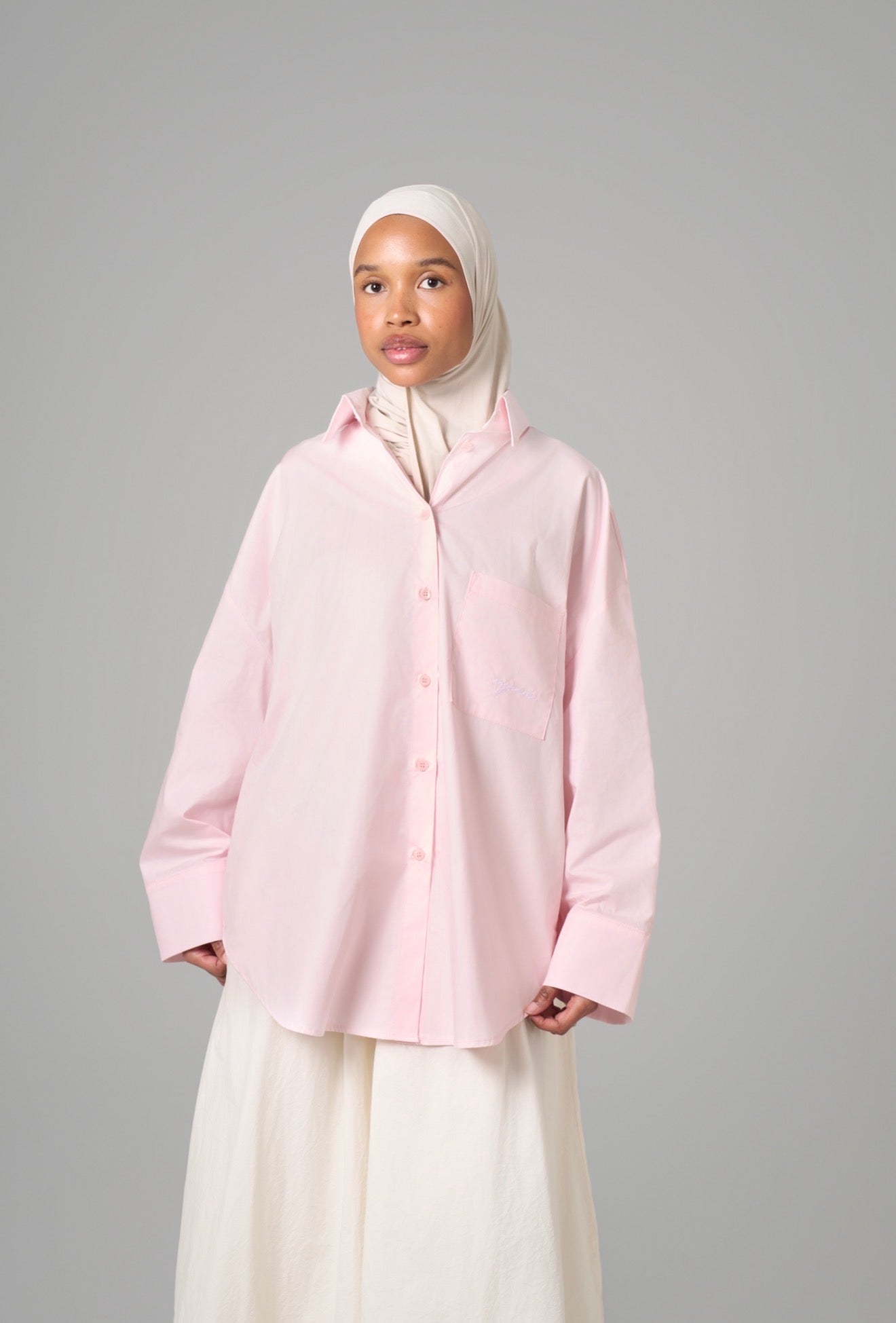 CHEMISE OVER [Baby pink]