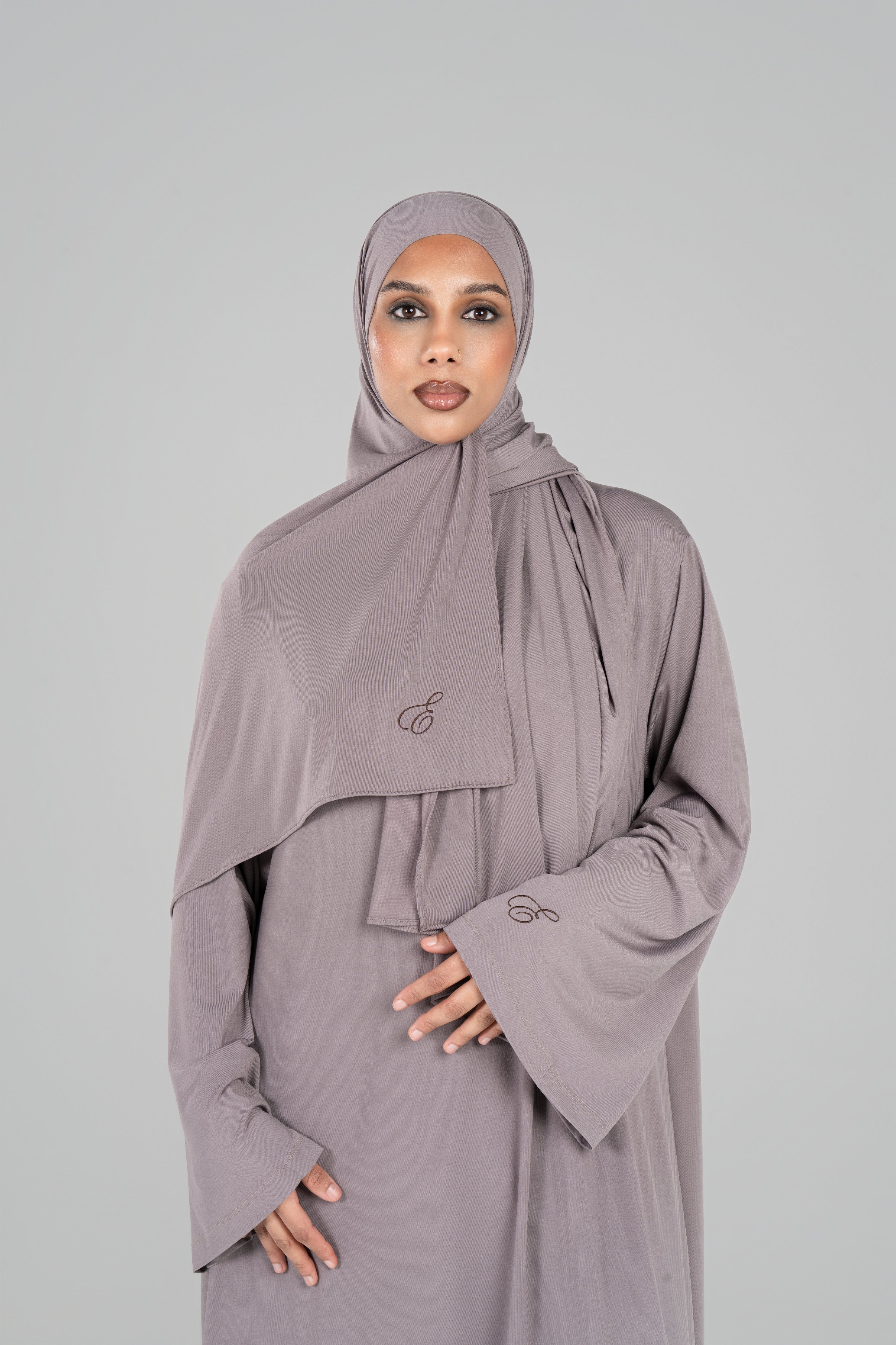 JERSEY DRESS [Taupe]