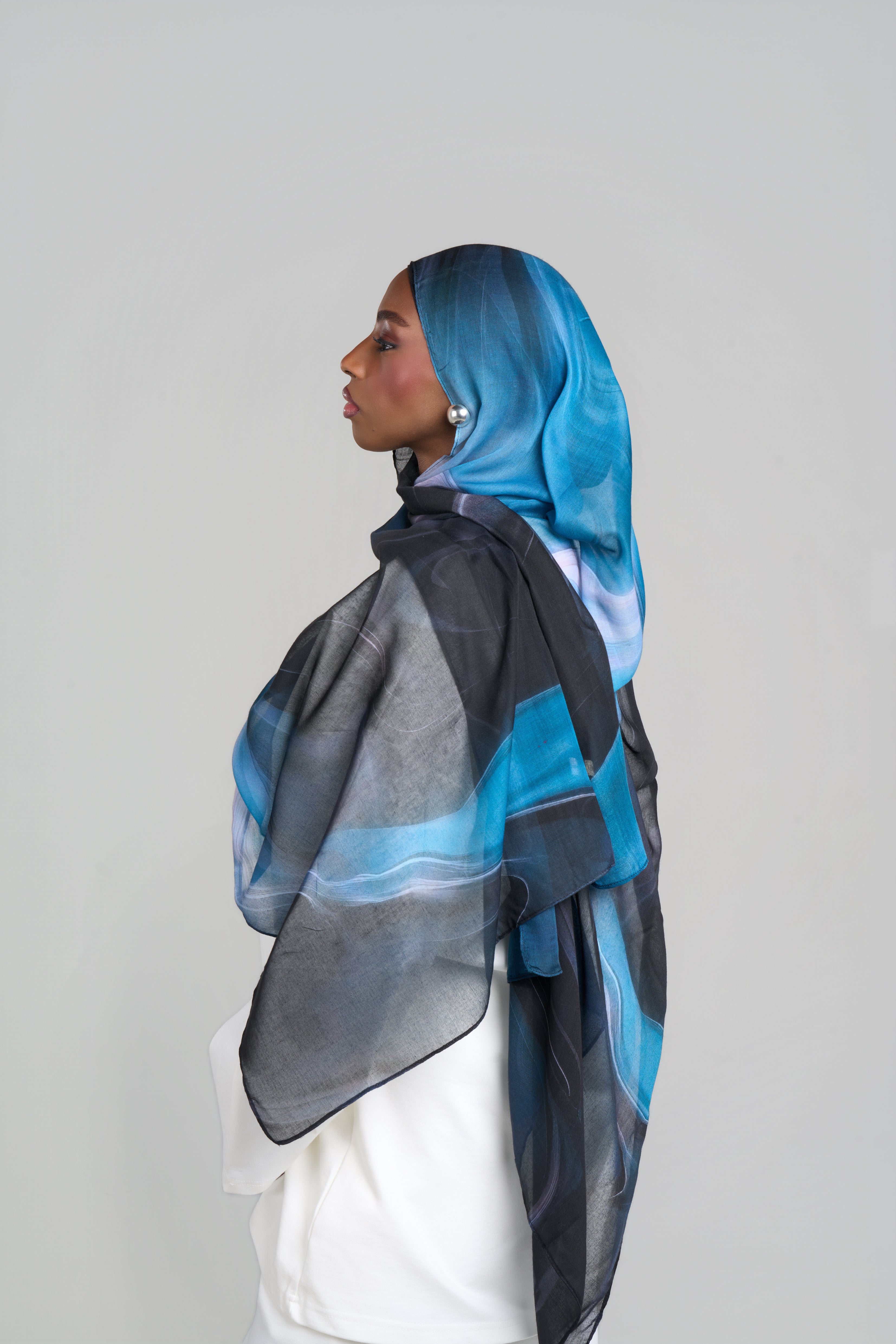 HIJAB MODAL WAVES [Navy]