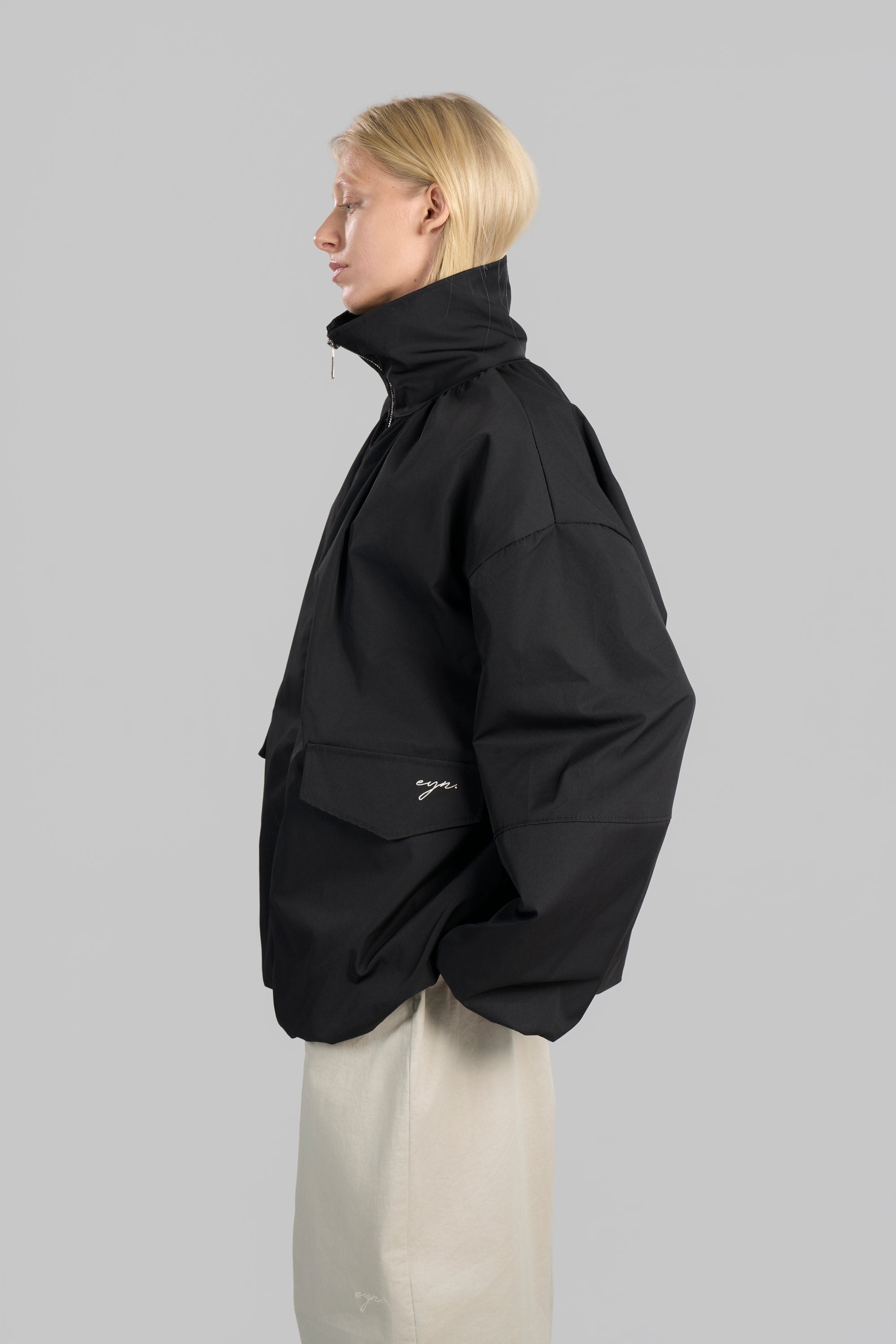 VESTE BOMBERS OVERSIZE [NOIR]
