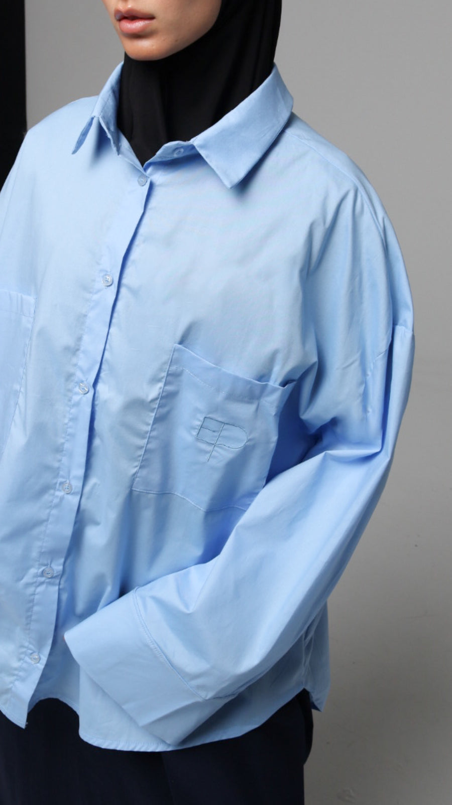 La Chemise Over [Baby blue]