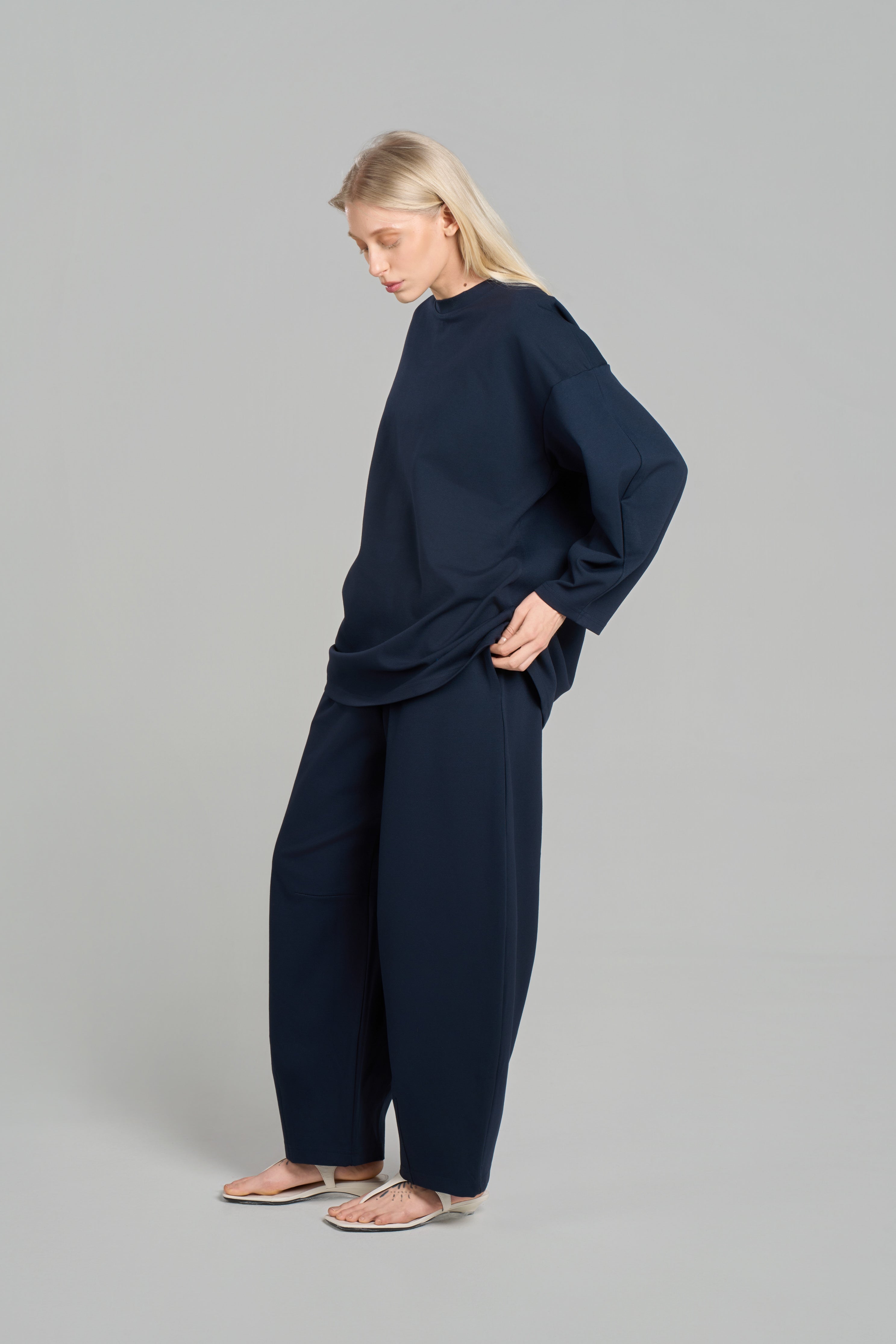 T-SHIRT BARREL [Navy]