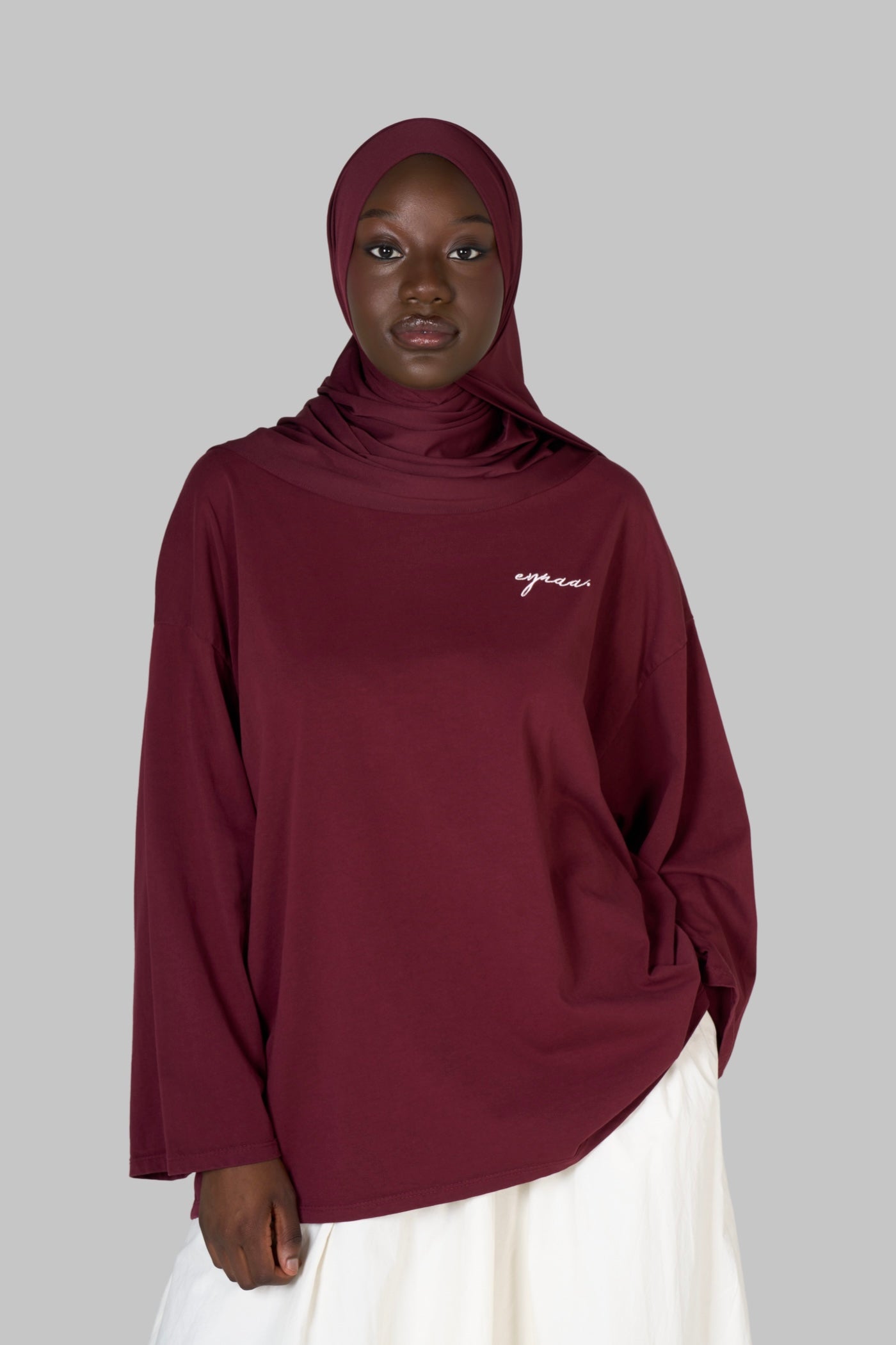 BASIC T-SHIRT [BORDEAUX]