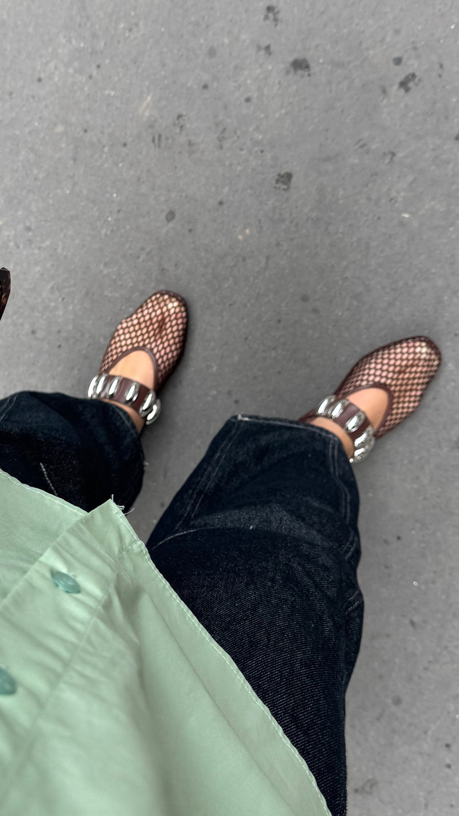 Ballerines en maille
