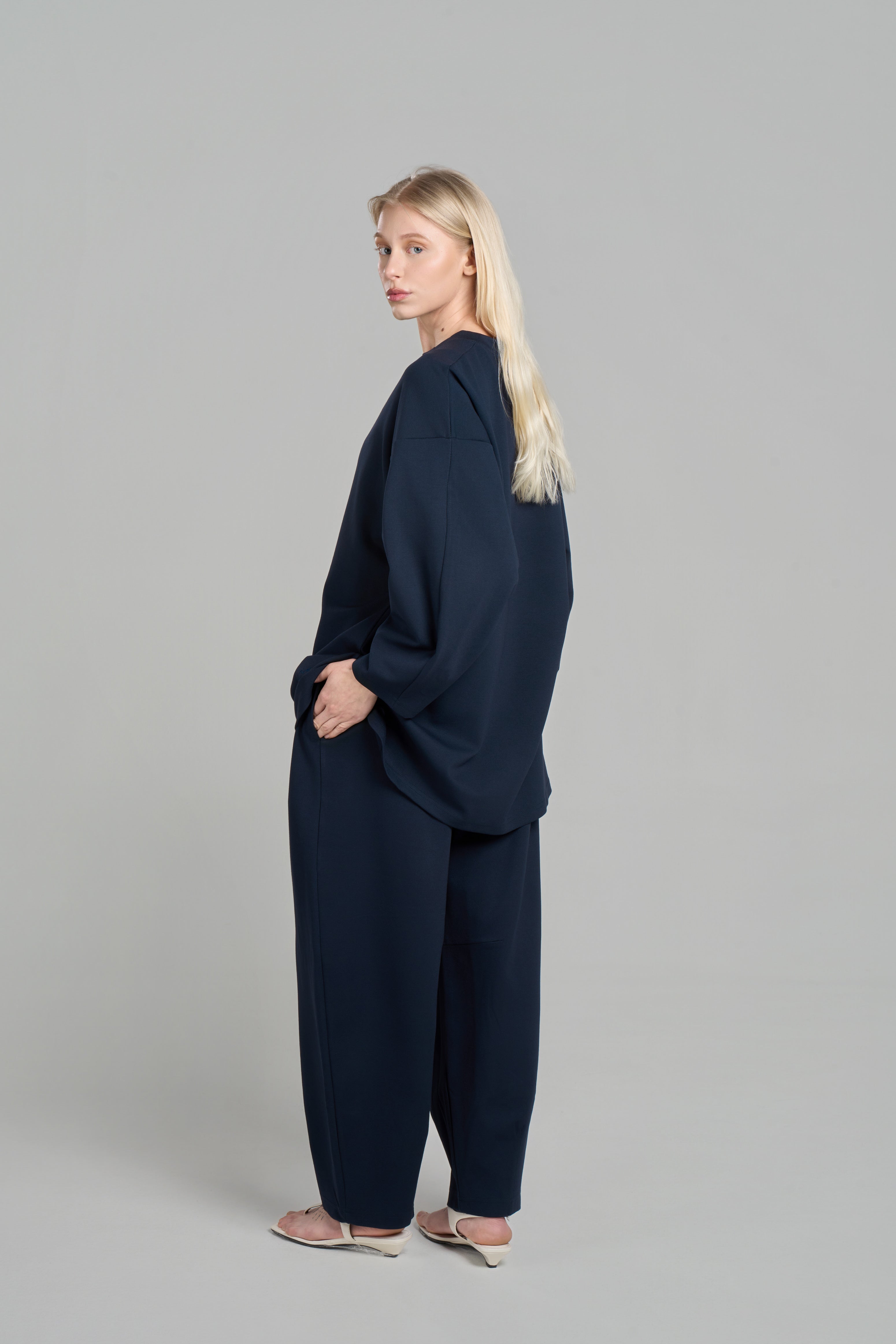 T-SHIRT BARREL [Navy]