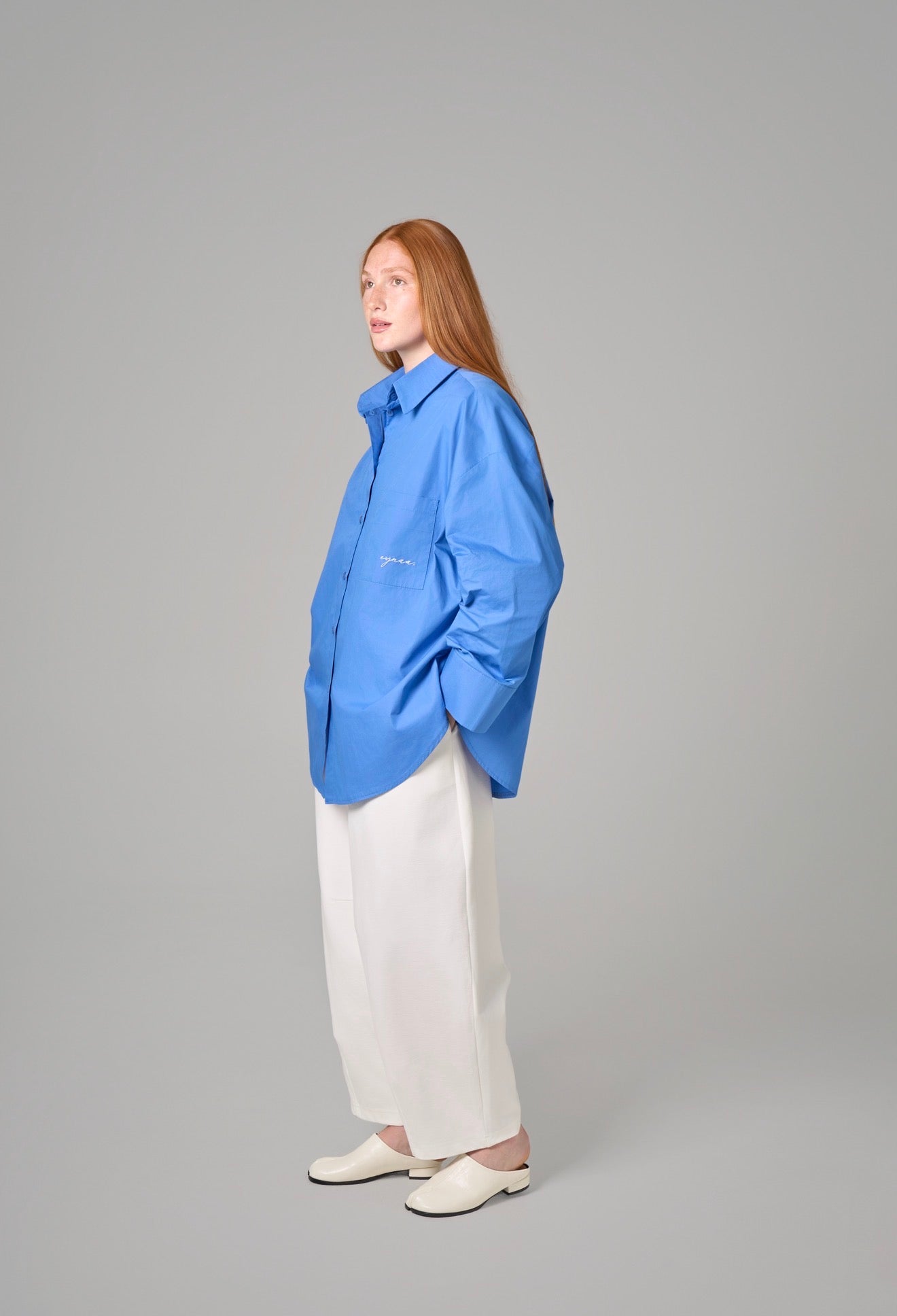 CHEMISE OVER [Bleu méditerranéen]