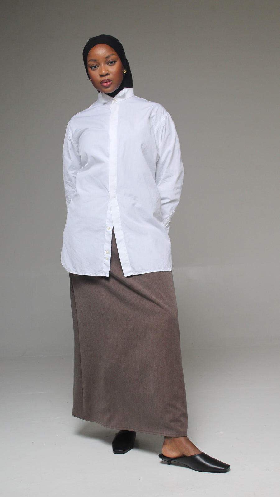 BASIC SKIRT [Taupe]