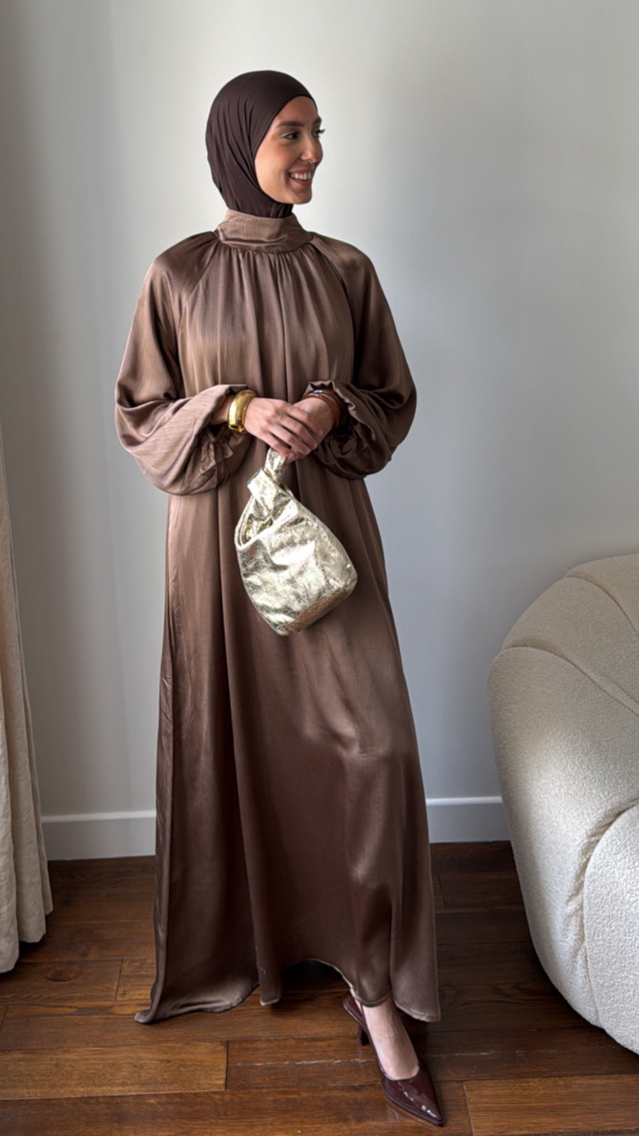 ROBE NOOR [Chocolat]