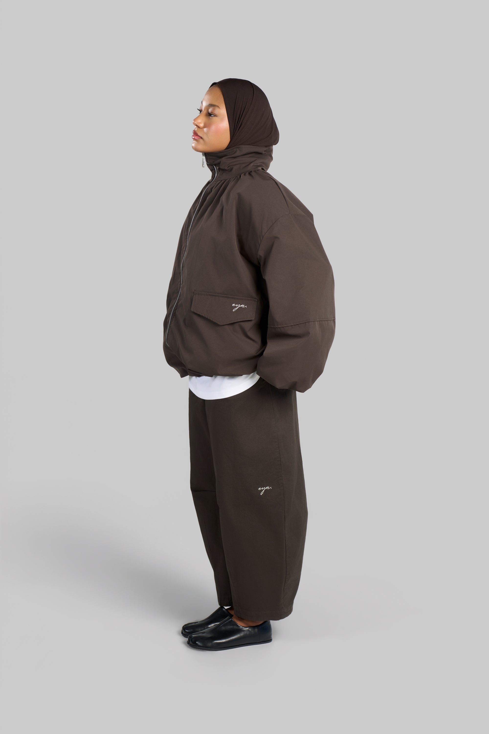 VESTE BOMBERS OVERSIZE [BROWN]