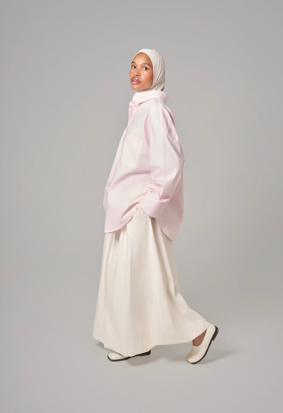 CHEMISE OVER [Baby pink]