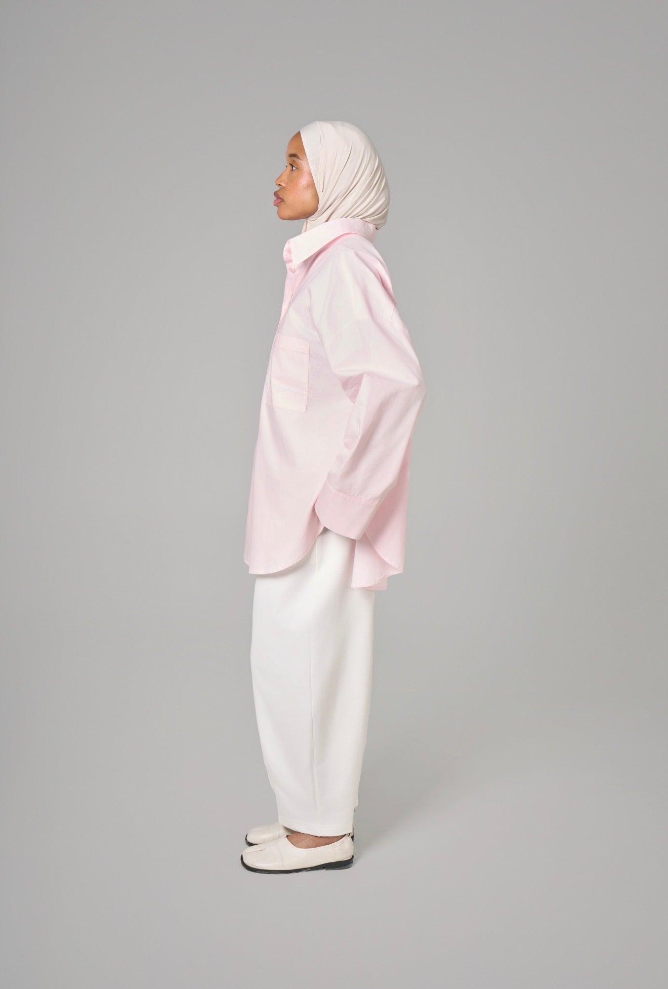 CHEMISE OVER [Baby pink]