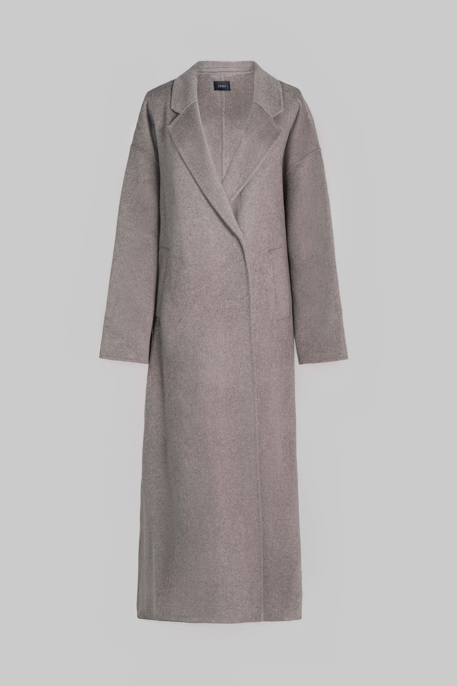 MANTEAU PURE LAINE [TAUPE]