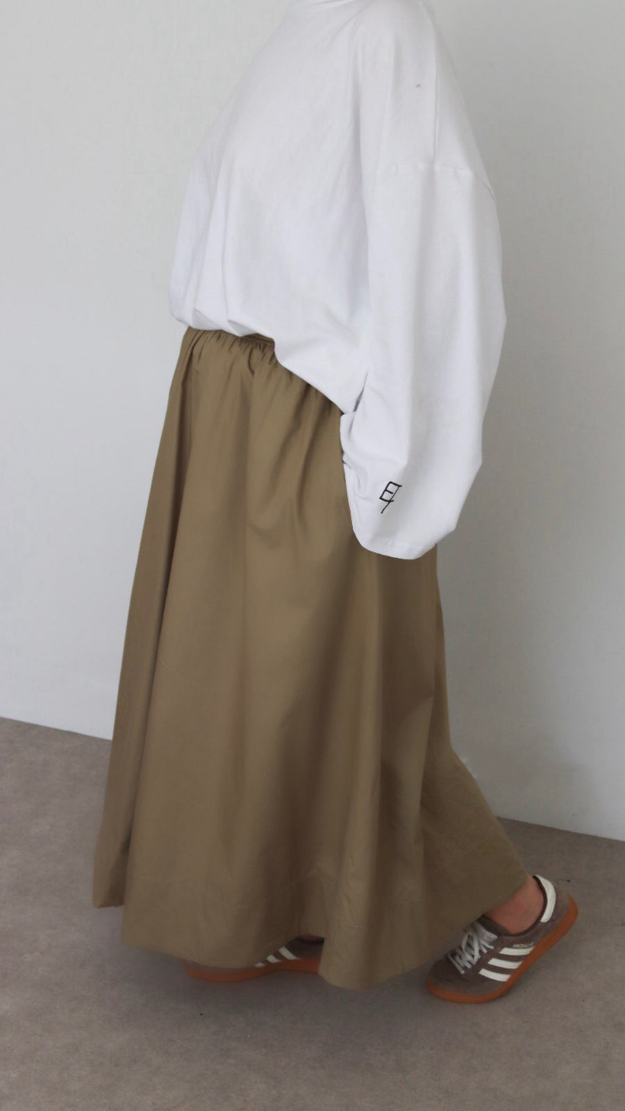 LA JUPE KAWAII [Taupe clair]