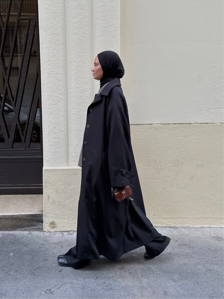 LIGHT TRENCH-COAT [NOIR]