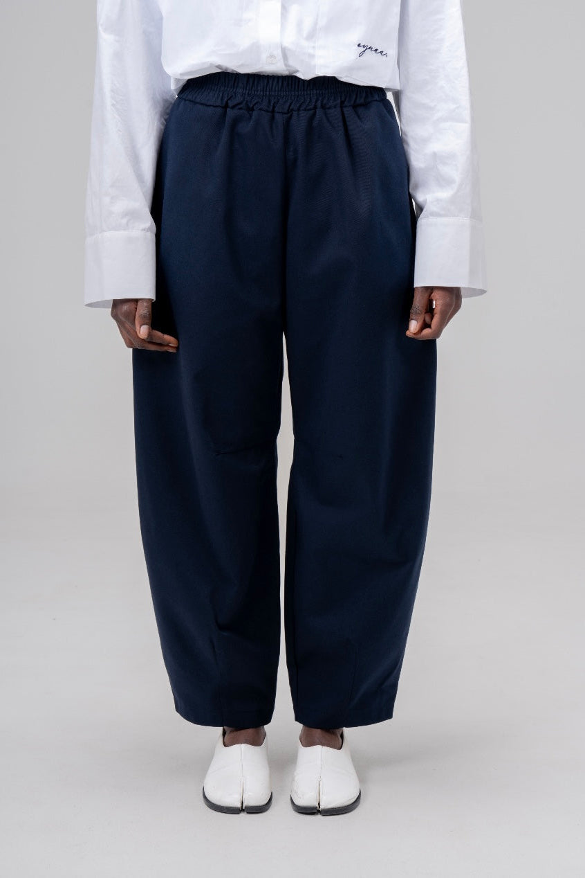 LE PANTALON BARREL [MARINE]
