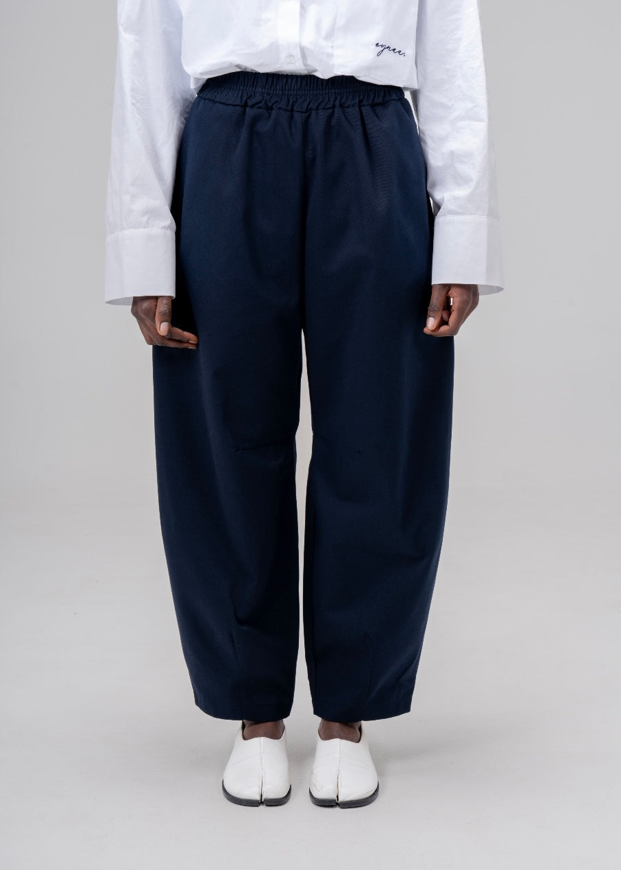 LE PANTALON BARREL [MARINE]