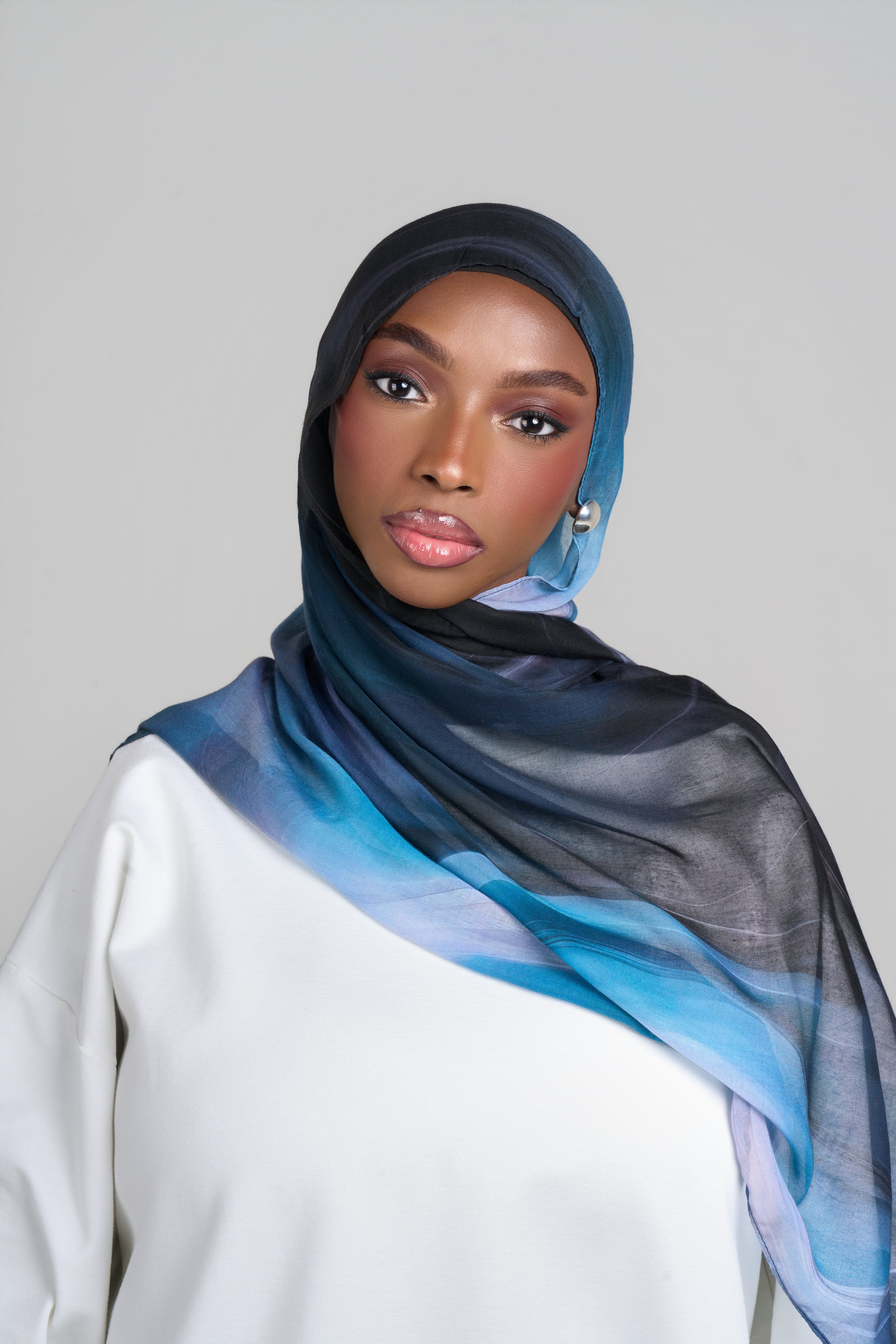 HIJAB MODAL WAVES [Navy]