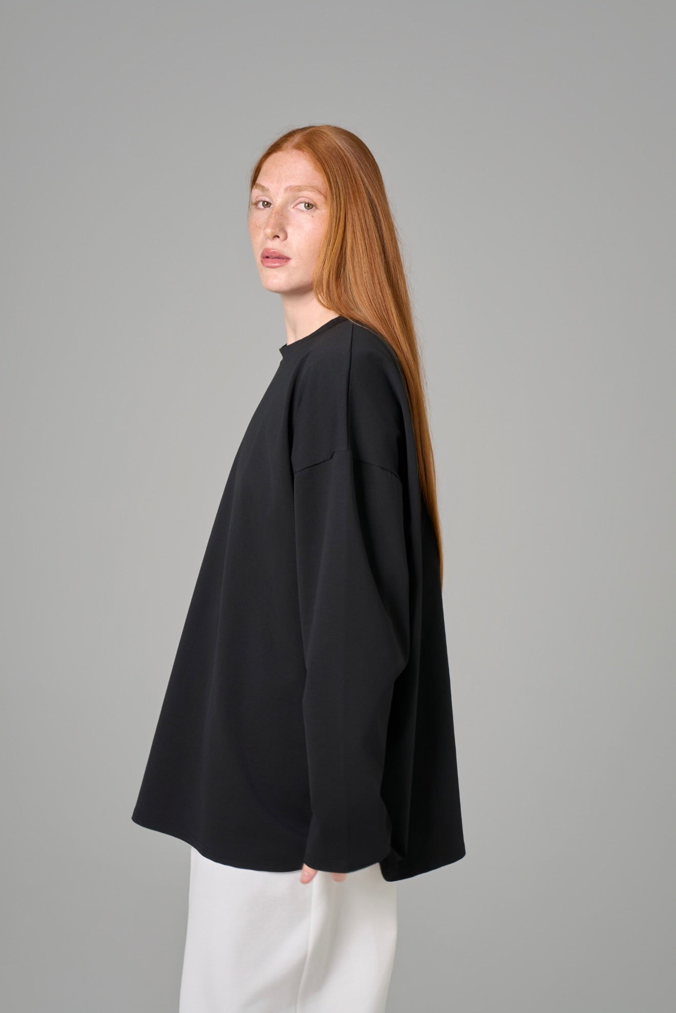 T-SHIRT MANCHES LONGUES  ESSENTIAL [ Noir]