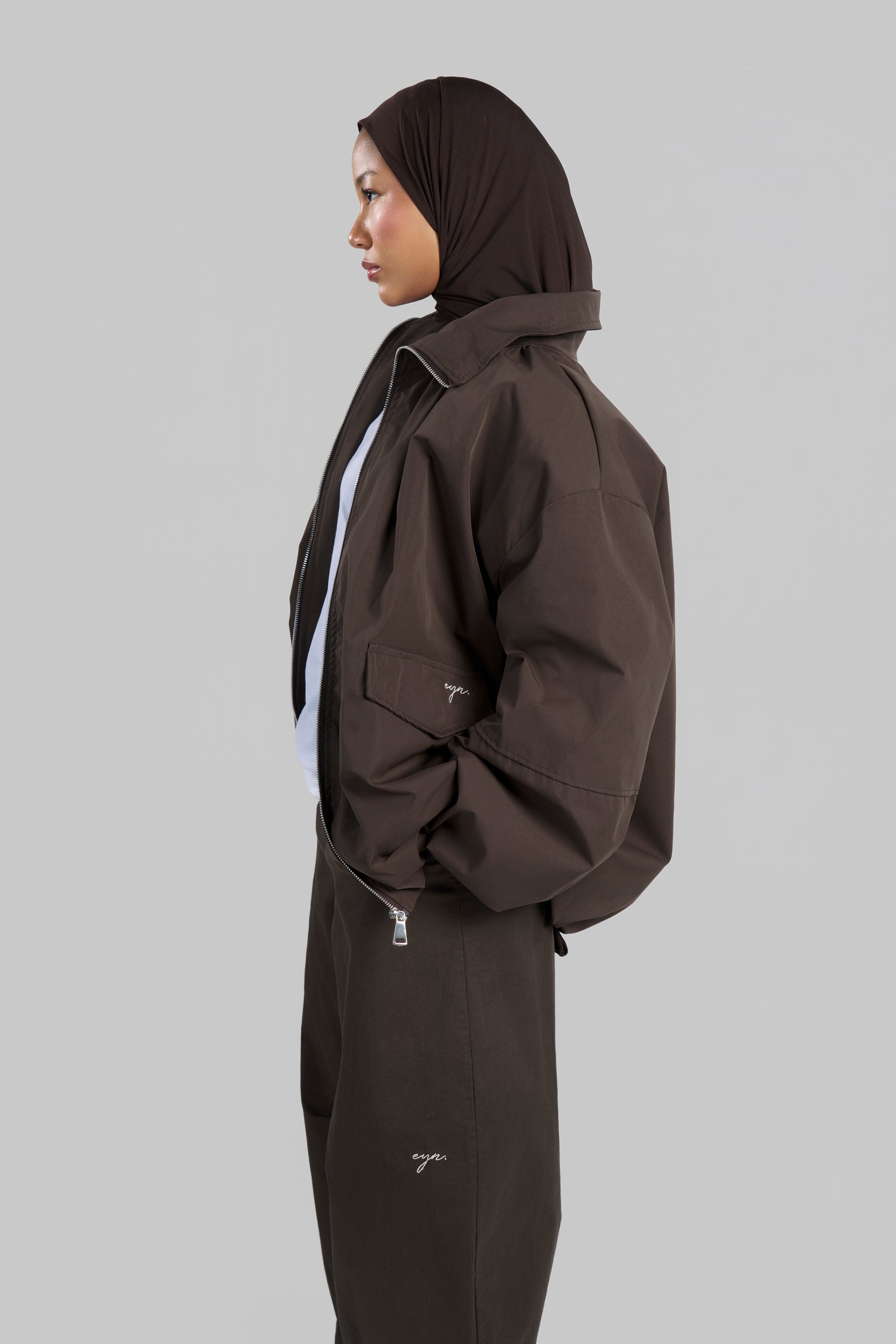 VESTE BOMBERS OVERSIZE [BROWN]