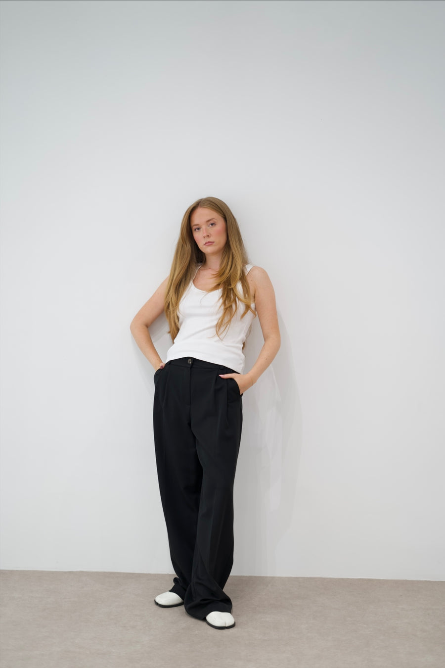 Le pantalon Loose [Noir]