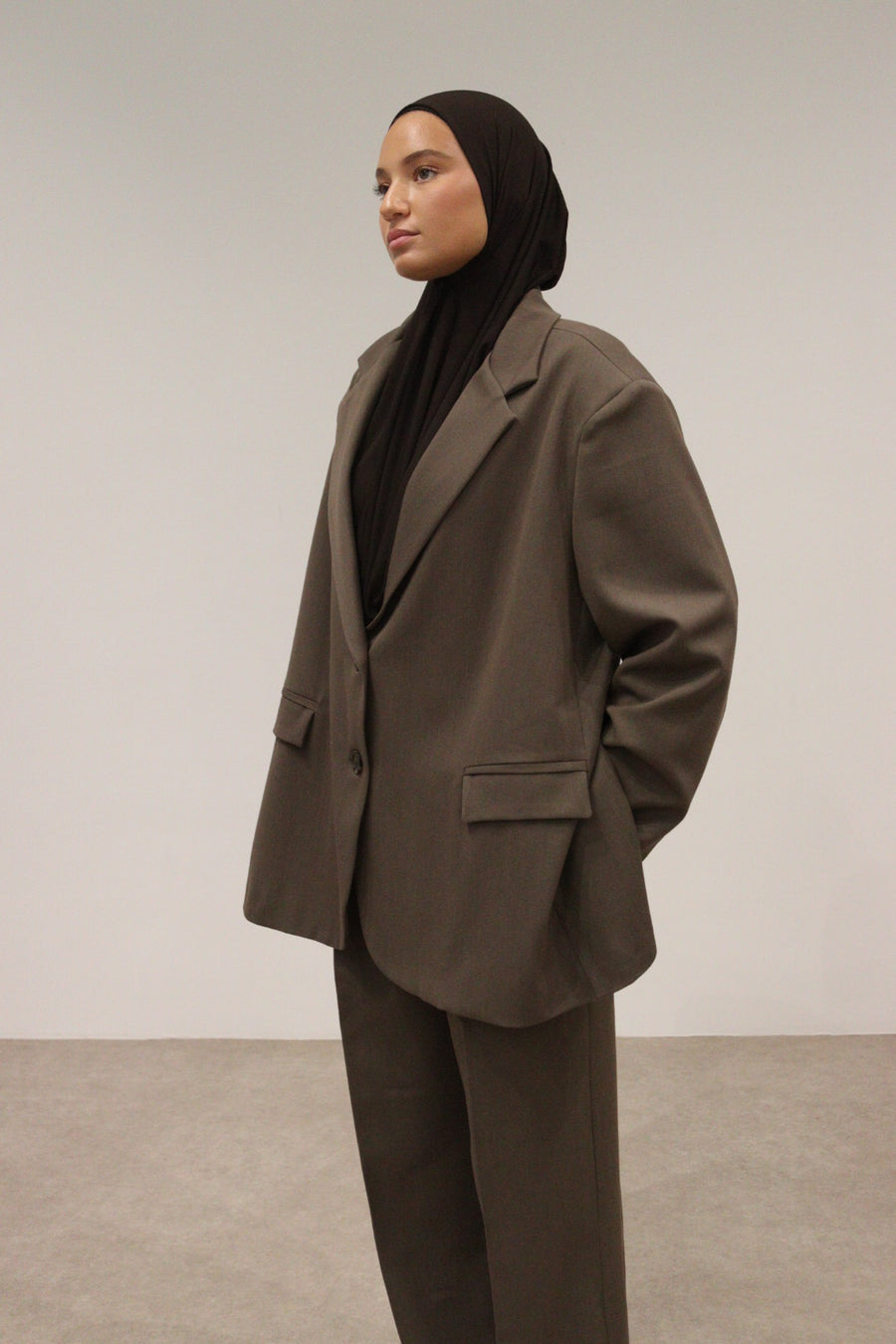 Blazer Loose [Mocha]