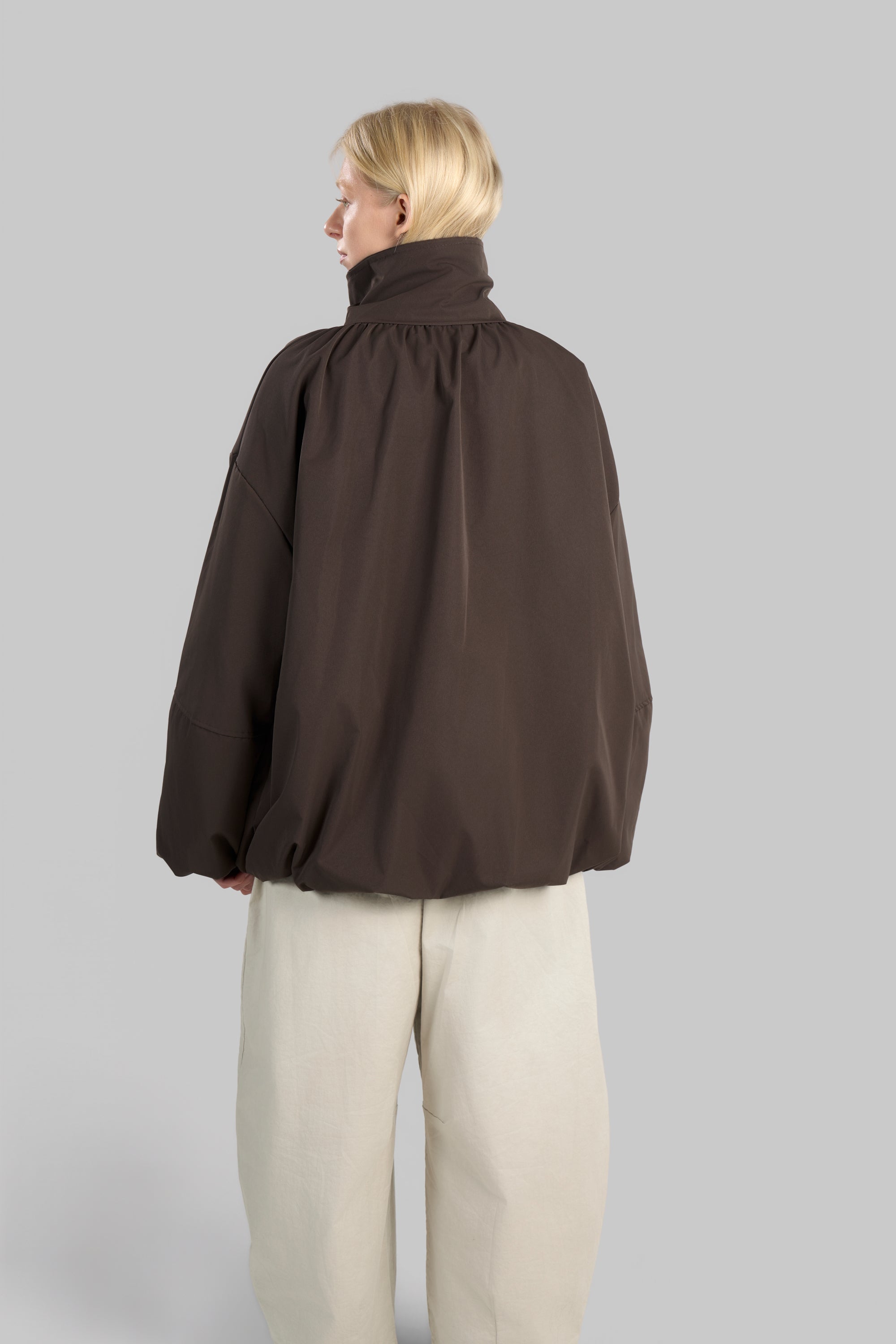 VESTE BOMBERS OVERSIZE [BROWN]