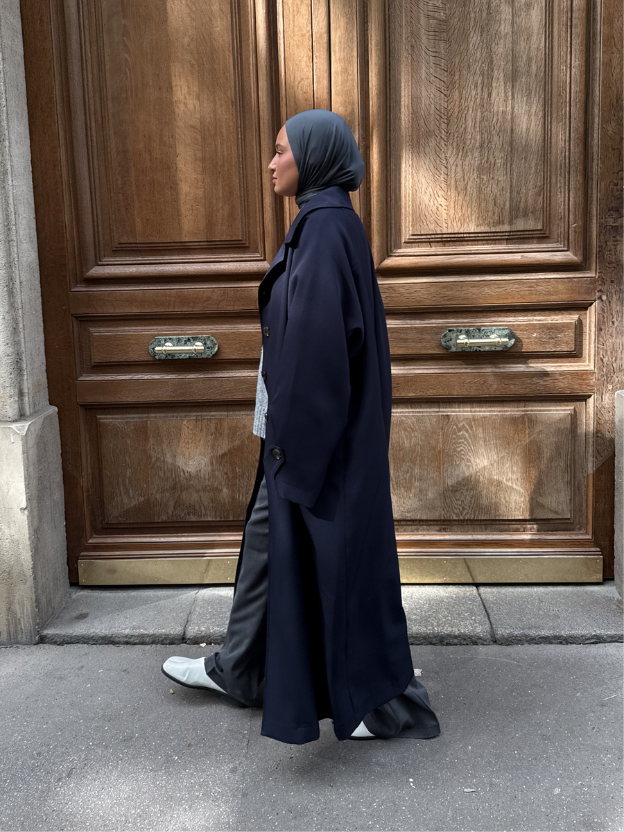 LIGHT TRENCH-COAT [NAVY]